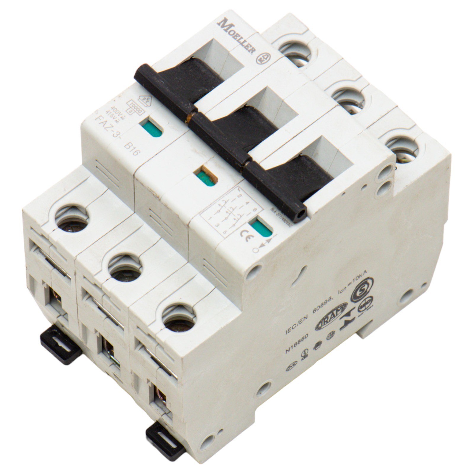 MOELLER FAZ3-B16, Circuit Breaker, FAZ3-B16, FAZ3B16, Not Applicable Used in …