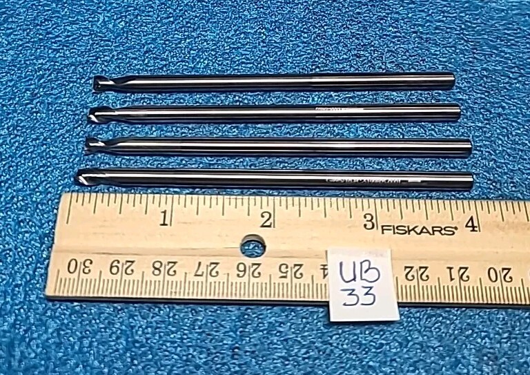 GW 3/16 2FL .175 LC 4.0 OL 3/16 SHK END MILL 4 PCS