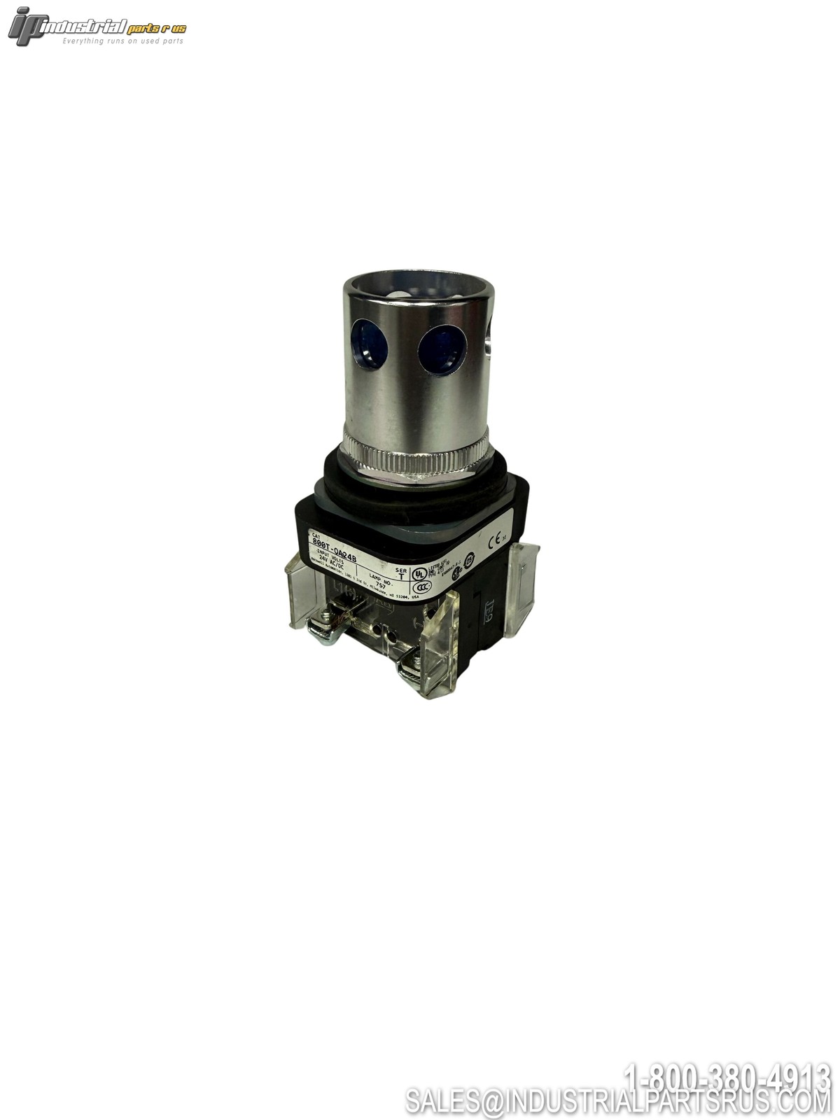 Allen-Bradley 800T-QA24B 30mm Illuminated Push Button 24V AC/DC Blue