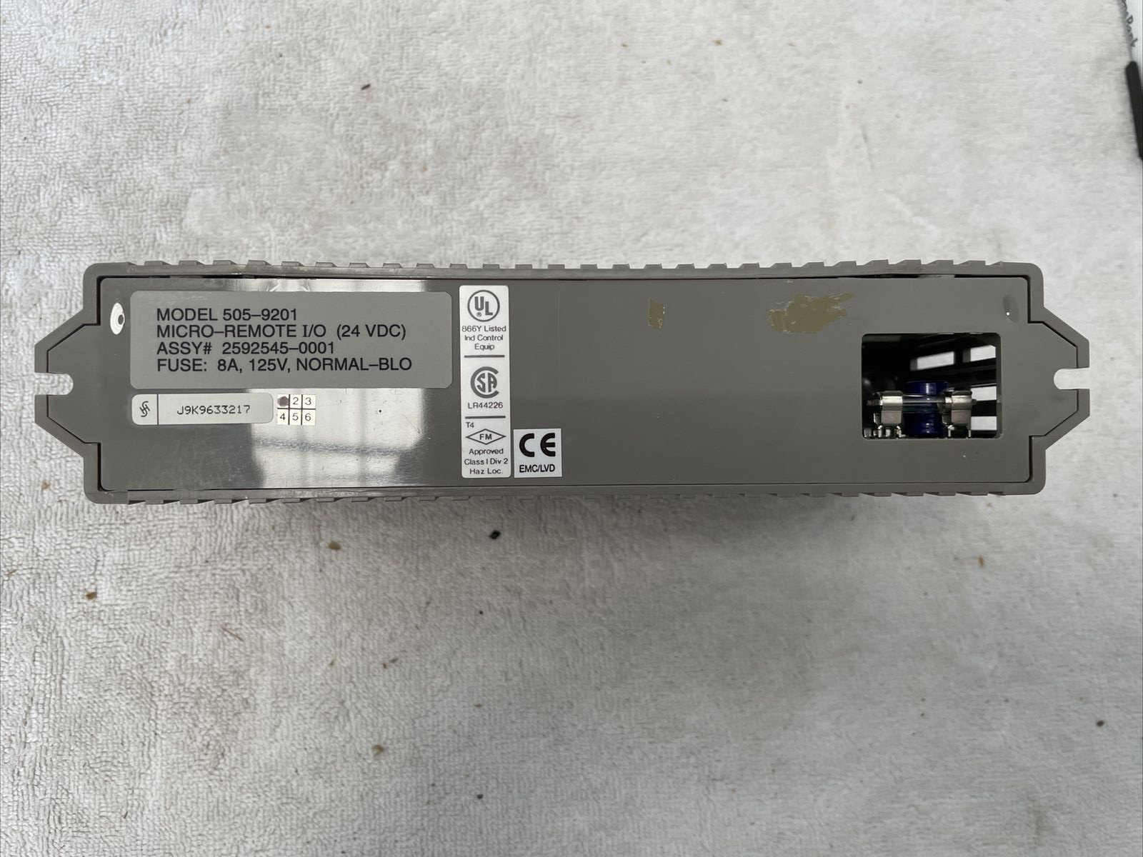 Siemens Simatic TI505 Smart Slice Discrete I/O Moule. Model 505-9201.