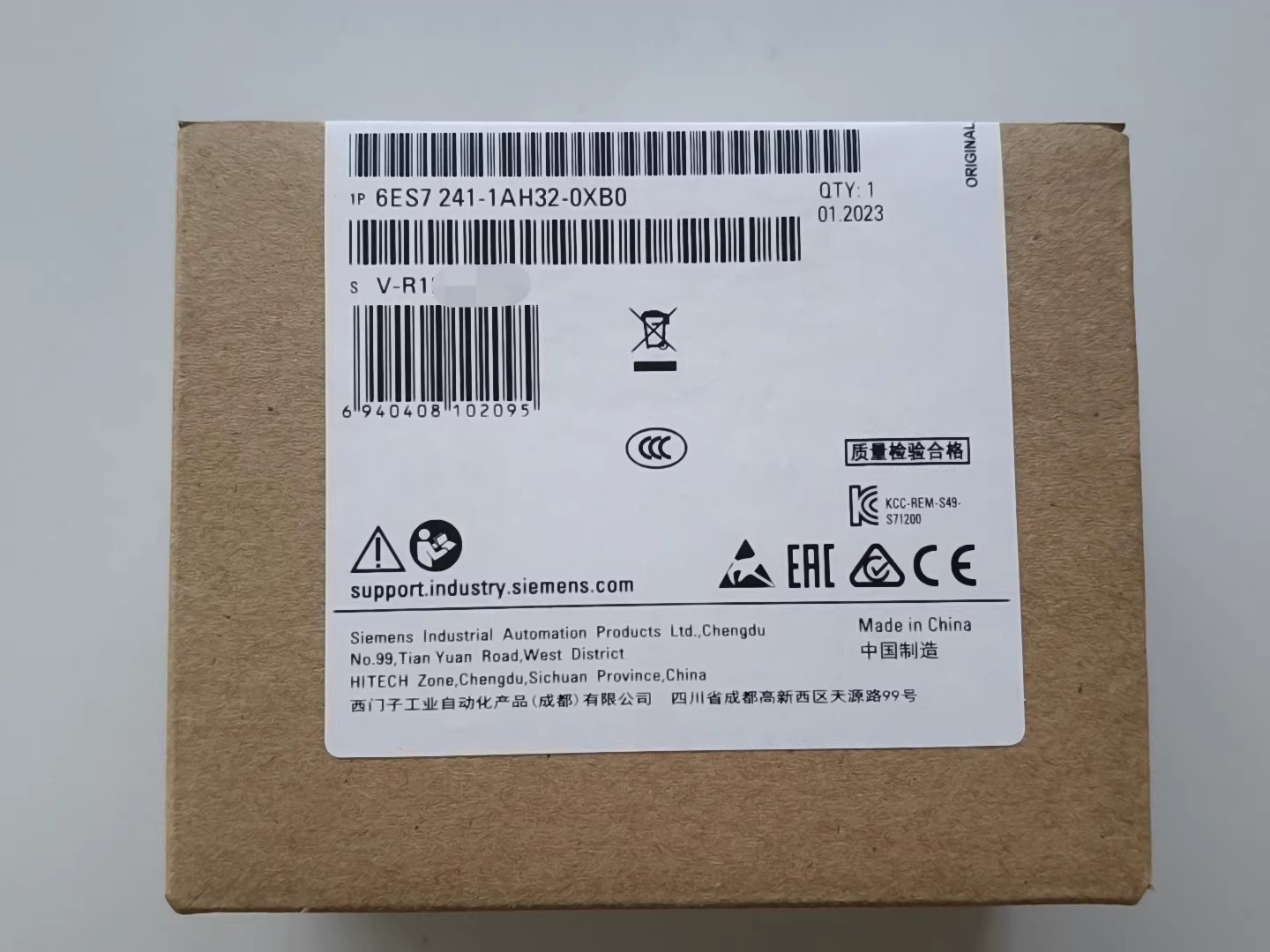 Brand New In Box 6ES7241-1AH32-0XB0 Module 1Pcs Siemens Fast Free Shipping