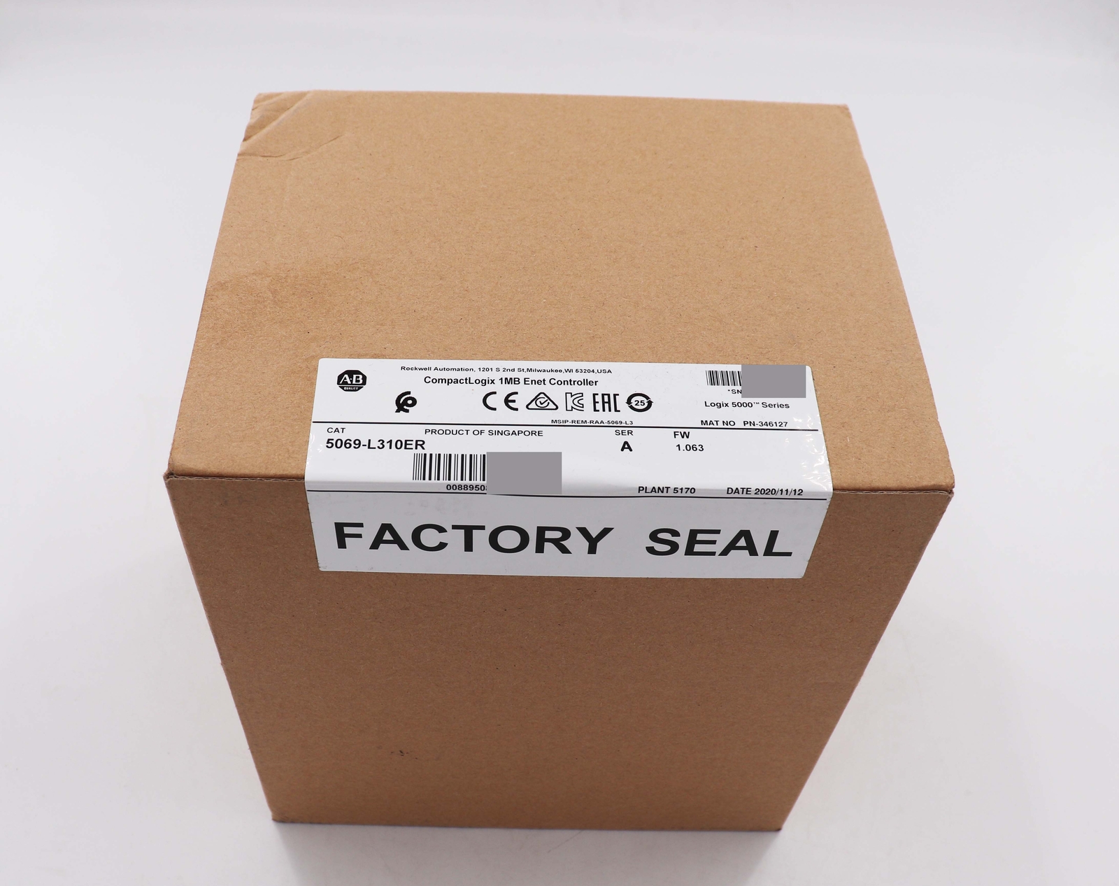 AB 5069-L310ER CompactLogix 5380 Factory Sealed 5069L310ER