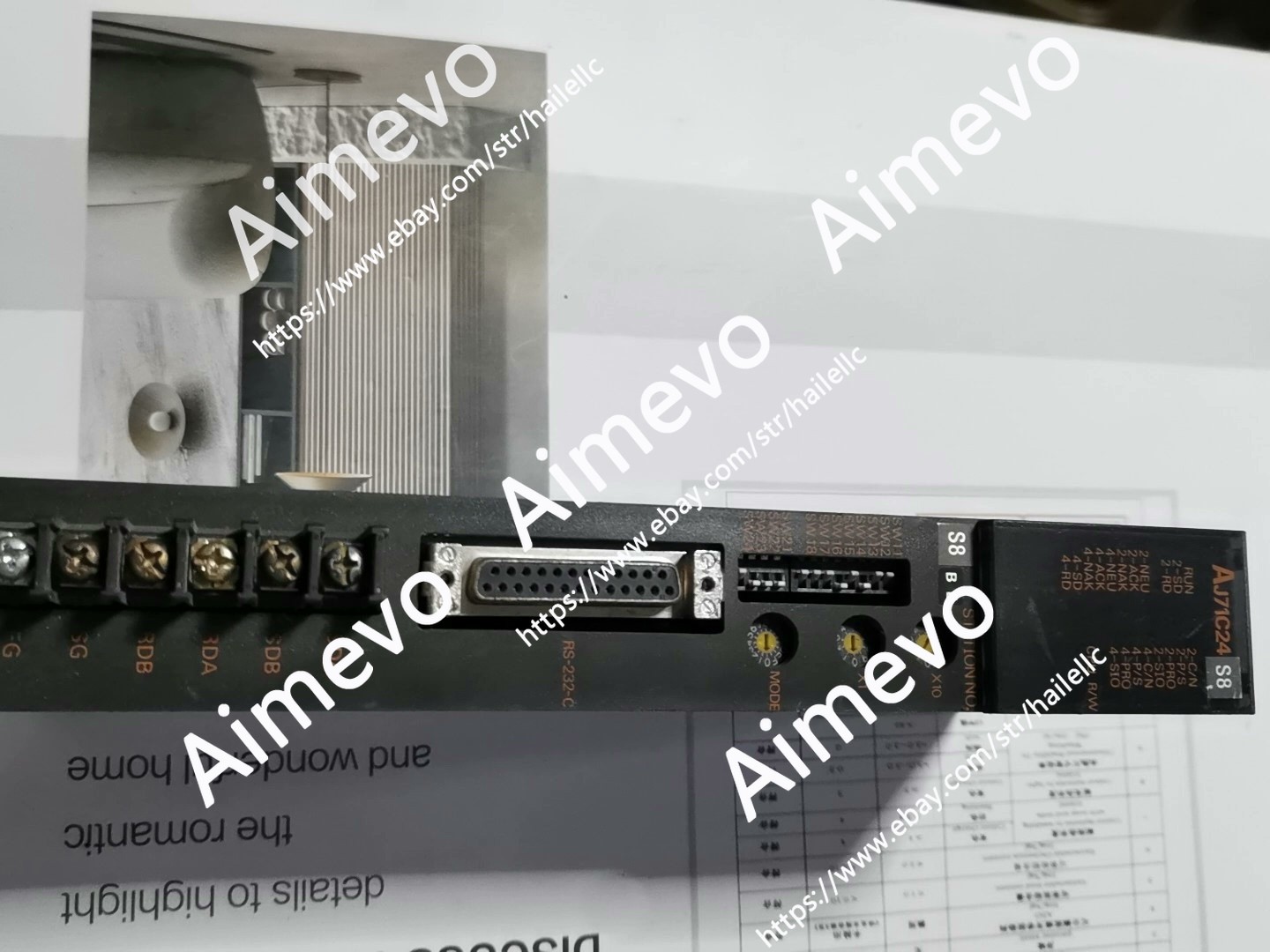 1PC Mitsubishi AJ71C24-S8 PLC Module AJ71C24S8 Expedited Shipping/PE