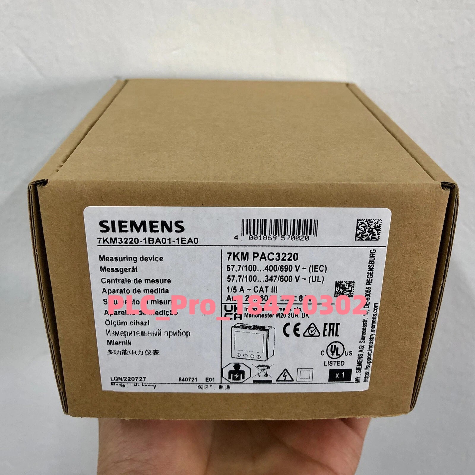7KM3220-1BA01-1EA0 1PCS Brand New Siemens 7KM32201BA011EA0 Fast delivery