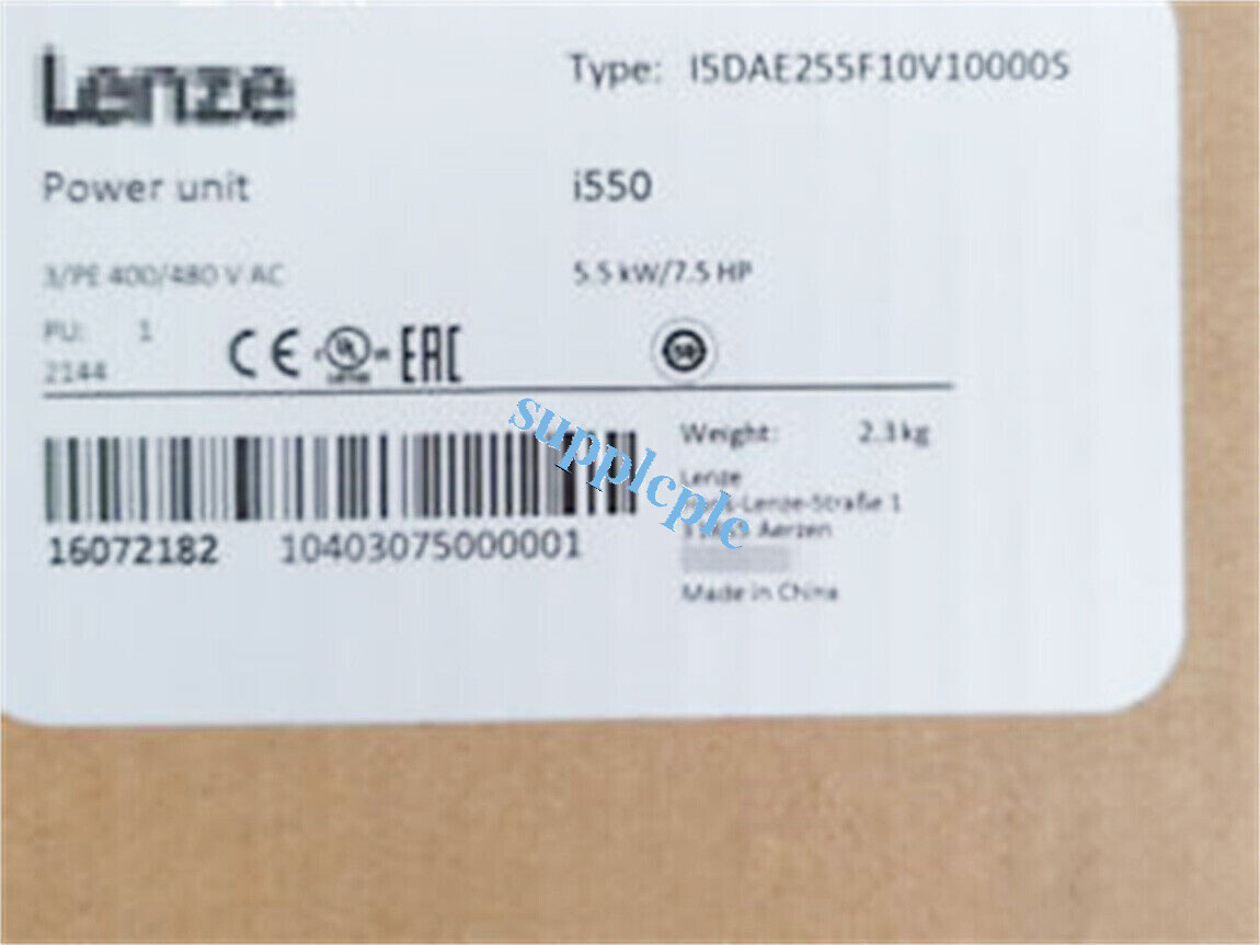 New Lenze I5DAE255F10V10000S Fedex/DHL With 1 Year Warranty