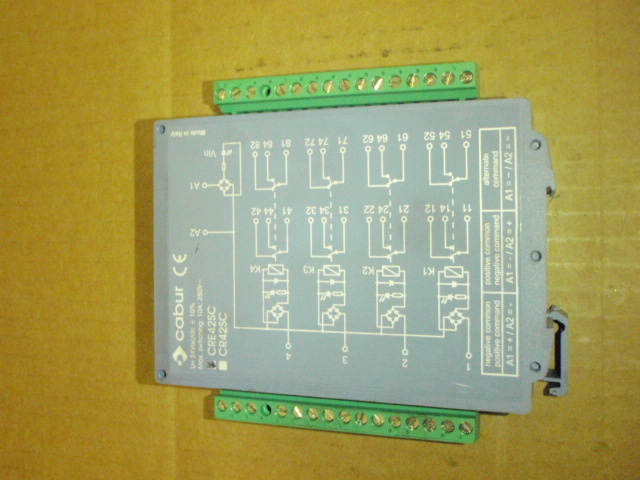 Lot of (3) Cabur Relay CRE42SC _ CR42SC _ un 24 VAC/DC +- 10%