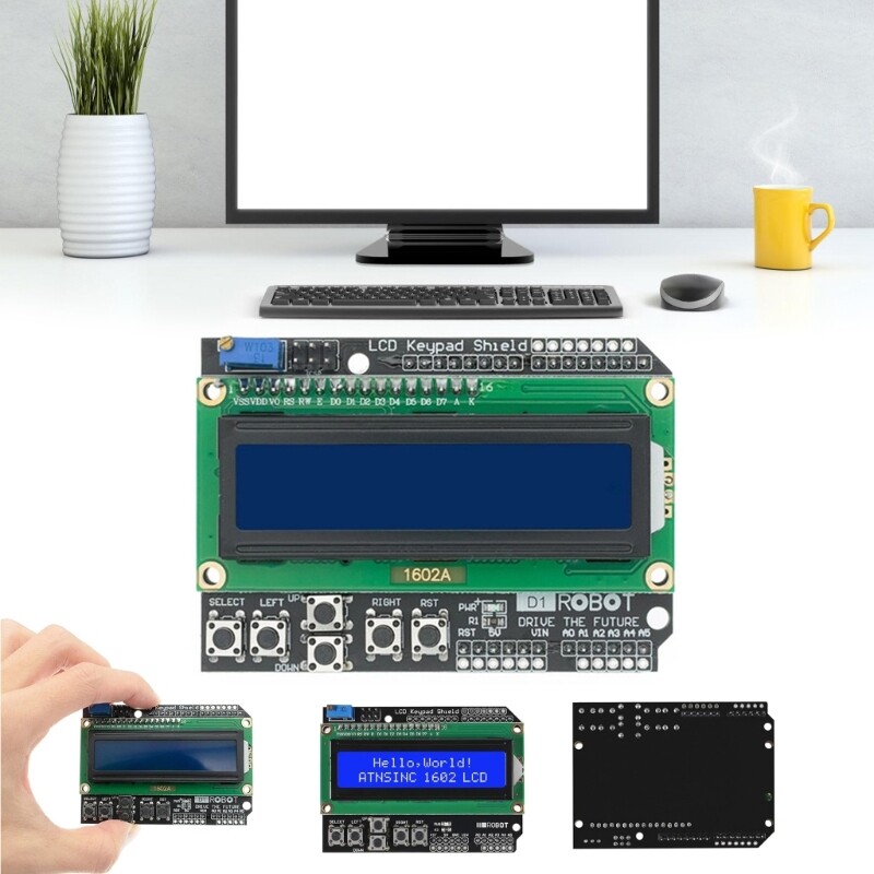 LCD1602 Expansion Module Display Screen Perfect For Students And DIY Enthusiasts