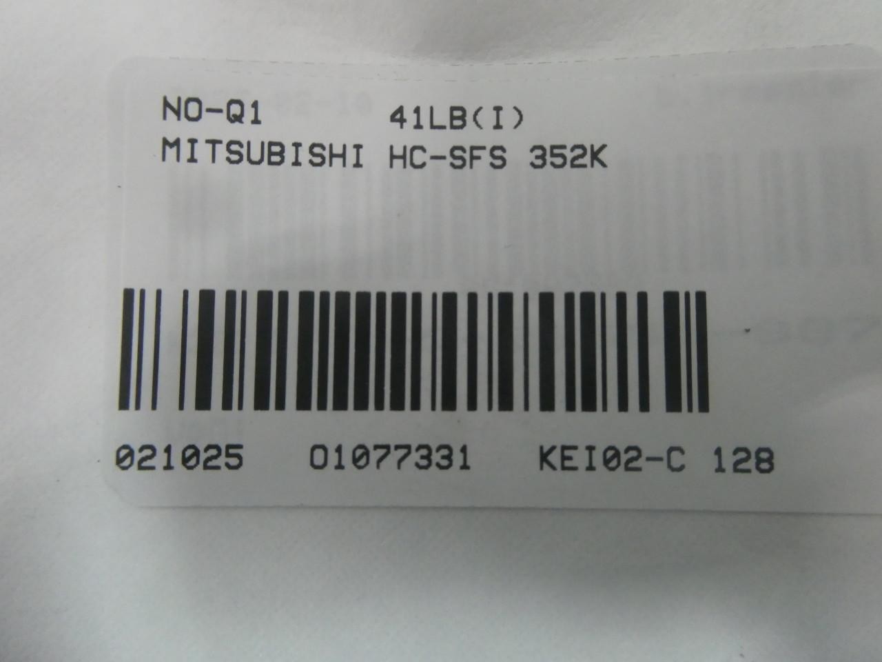 Mitsubishi HC-SFS352K Servo Motor 3ph 3.5kw 2000rpm 146v-ac