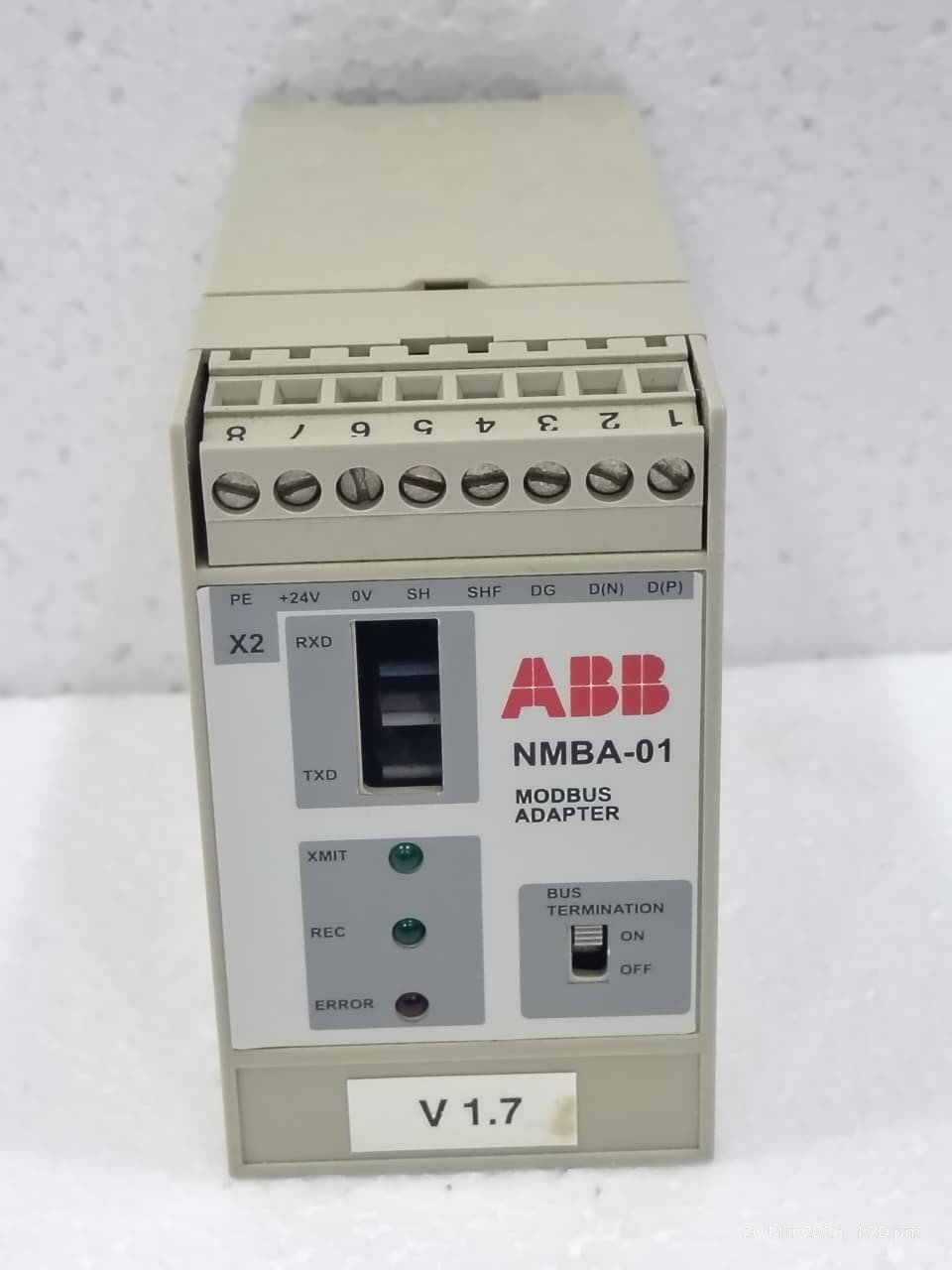 ABB NMBA-01 SW version 1.7 Modbus Adapter Module code : 58916102 Revision H