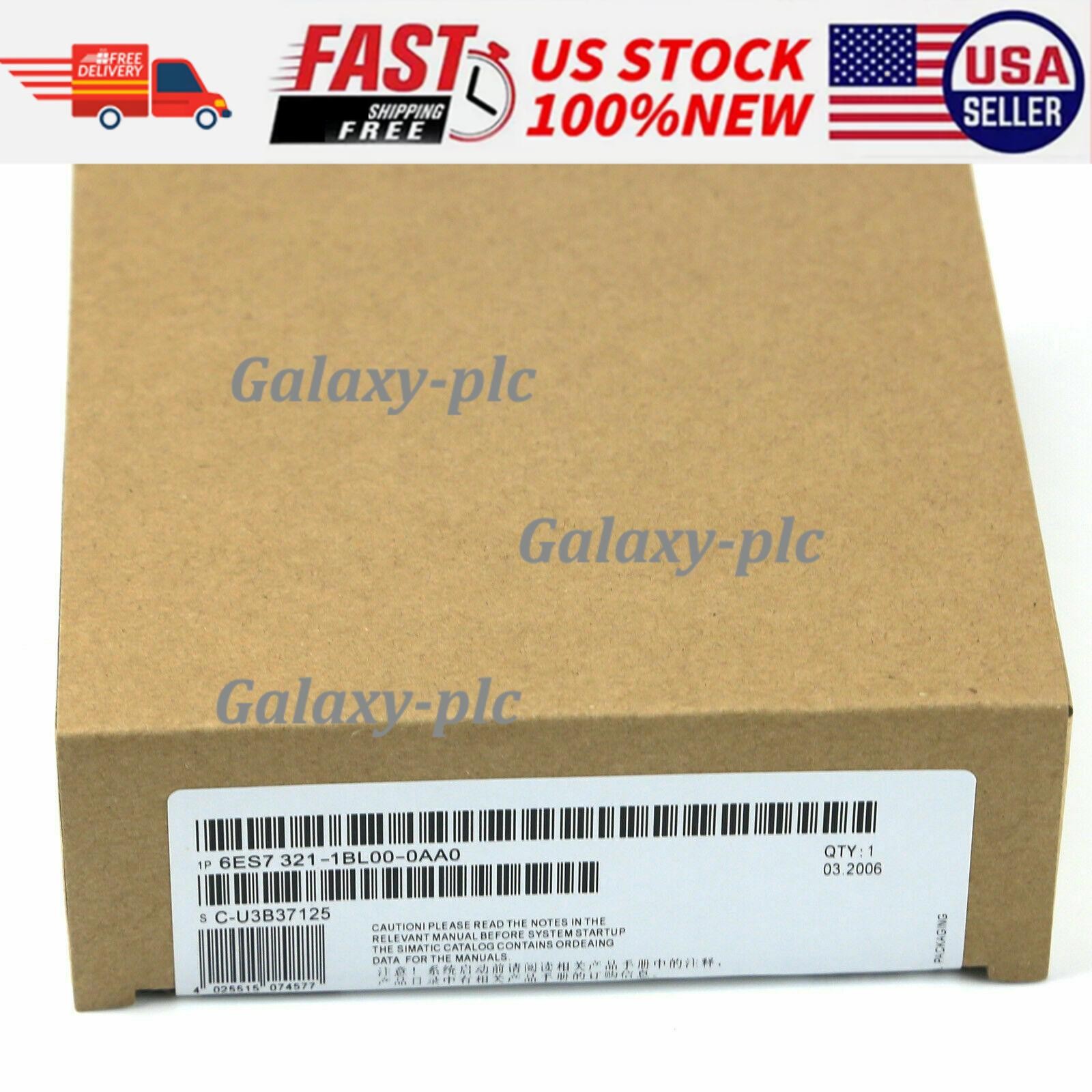 New Siemens 6ES7321-1BL00-0AA0 Digital Input Module 6ES7 321-1BL00-0AA0 In Box