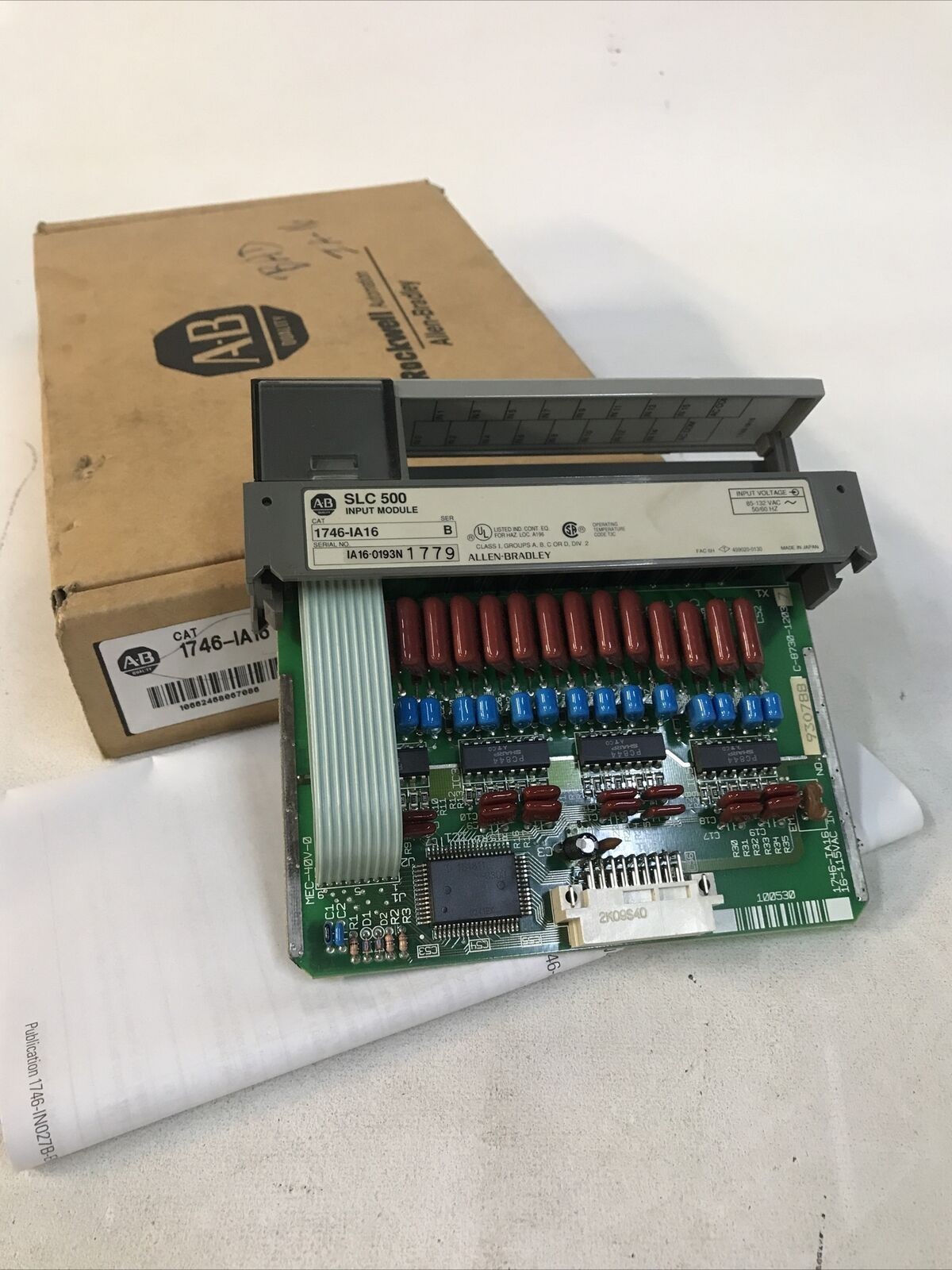 Allen Bradley 1746-IA16 SER B SLC 500 PLC Input Module 1746IA16
