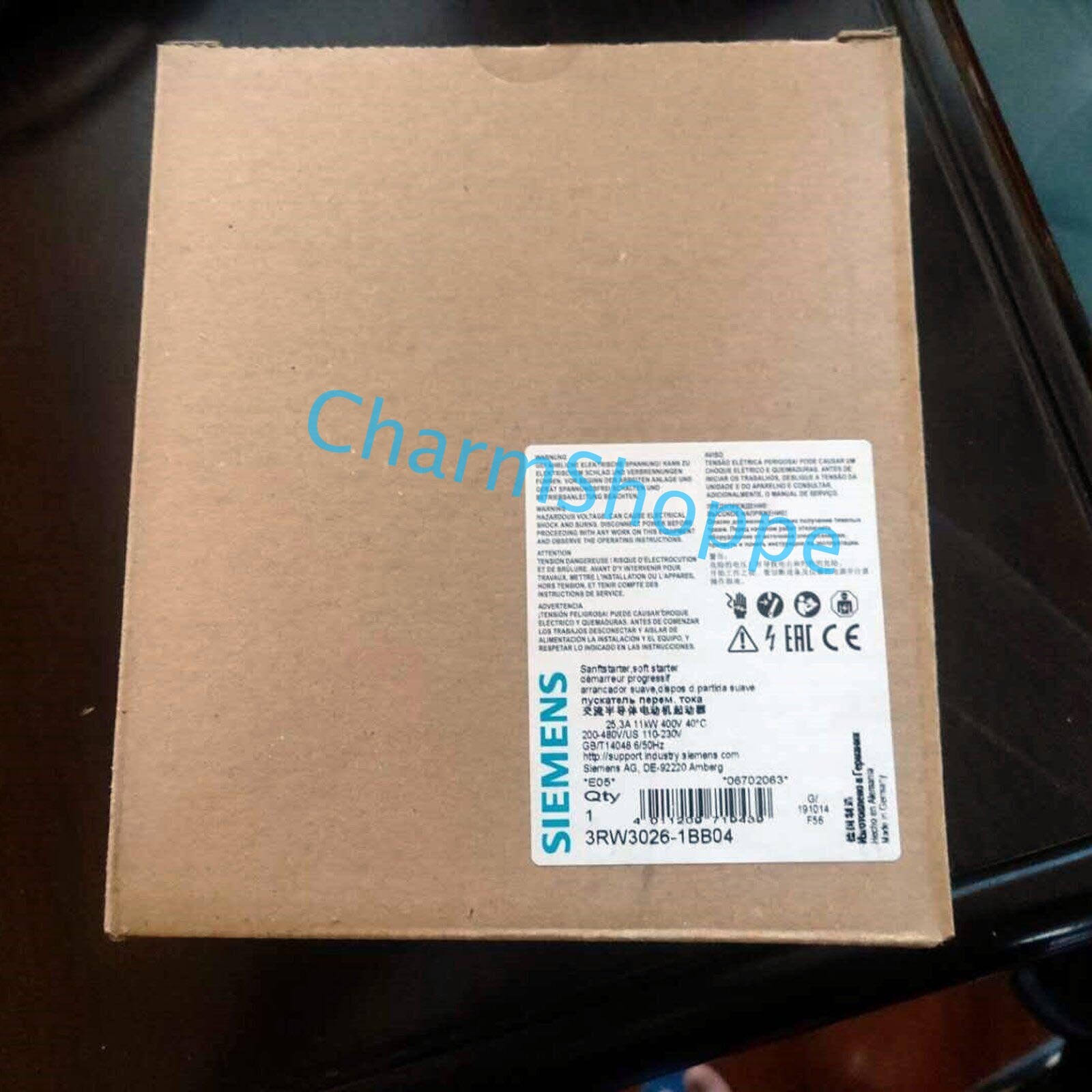 1PCS New 3RW30261BB04 soft starter In Box SIEMENS 3RW3026-1BB04 Free Shipping