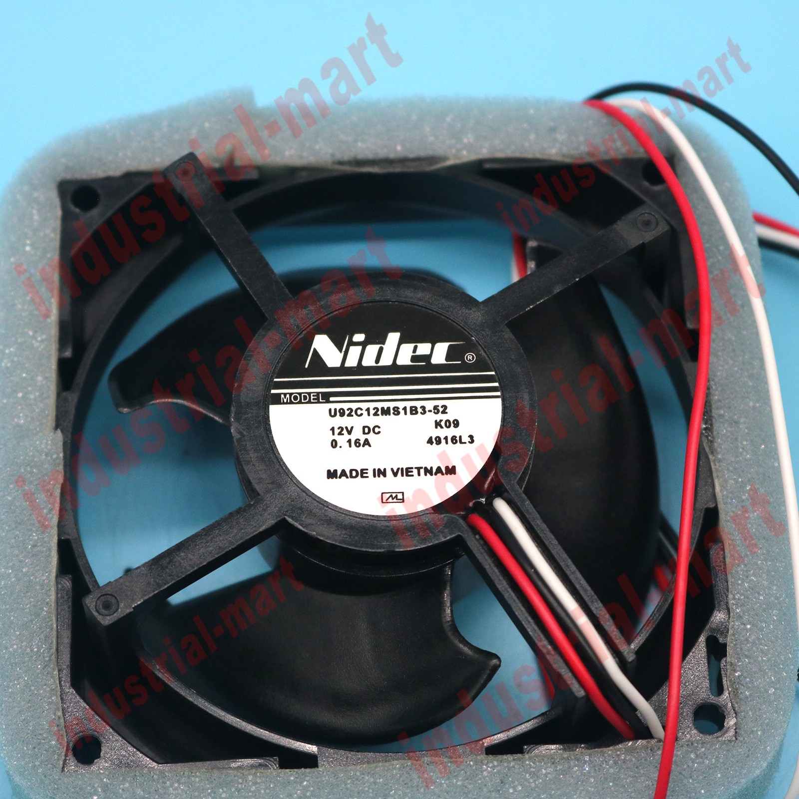 ONE Nidec U92C12MS1B3-52 12V 0.16A Fan For Samsung Refrigerator Fan New