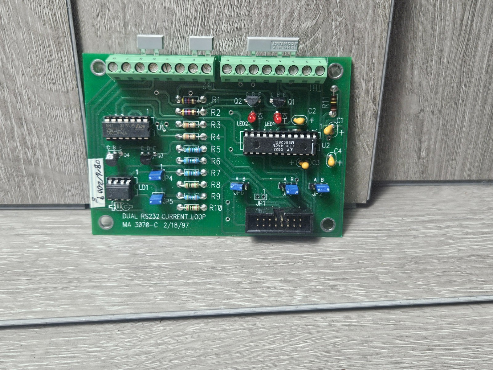 Dual RS232 Current Loop – Circuit Board