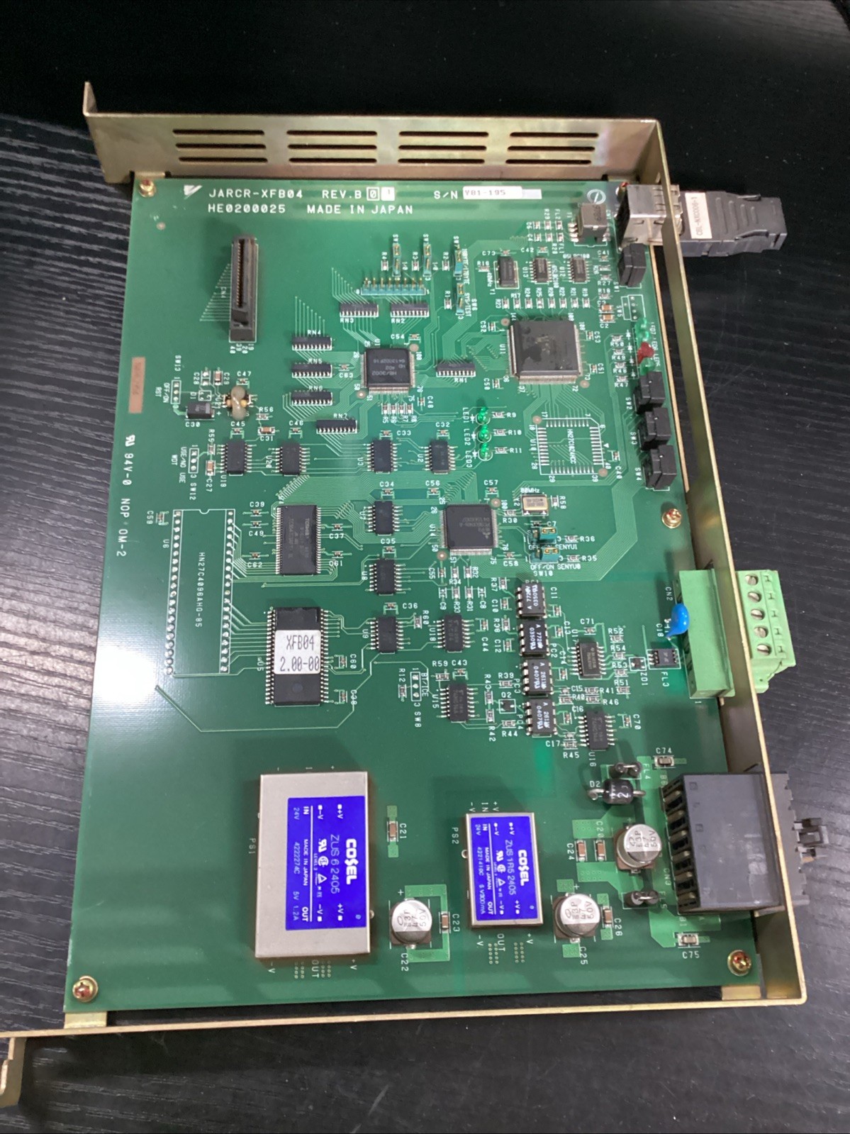 Yaskawa JARCR-XFB04 Rev B 01 / JARCRXFB04 Servo Control PLC Module Used