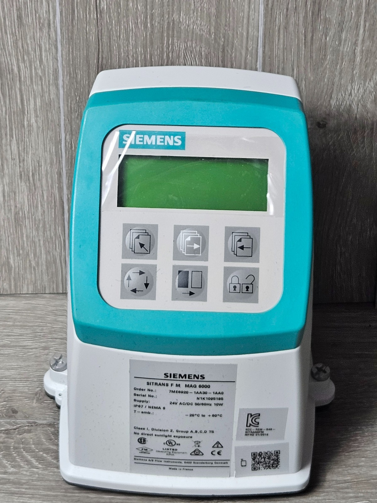 Siemens Sitrans f m mag 6000 – 7ME6920-1AA30-1AA0