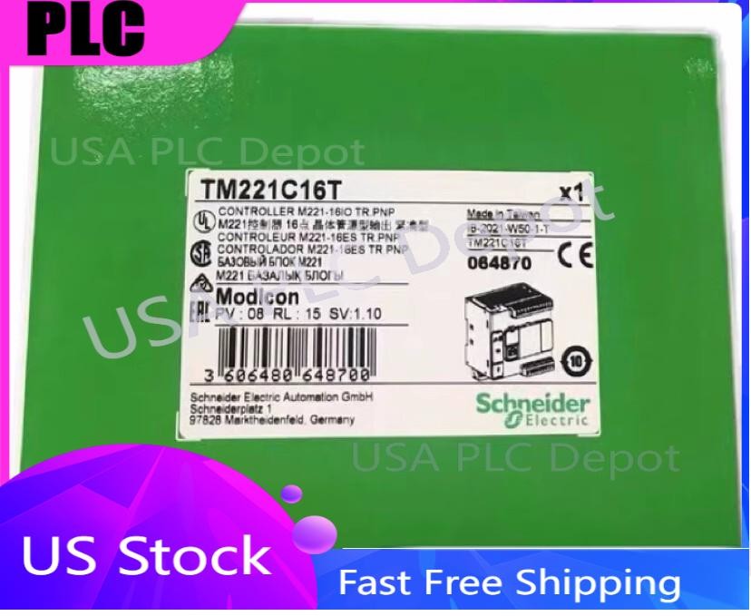 1PC Schneider TM221C16T PLC Module TM221C16T New In Box Free Fast Shipping
