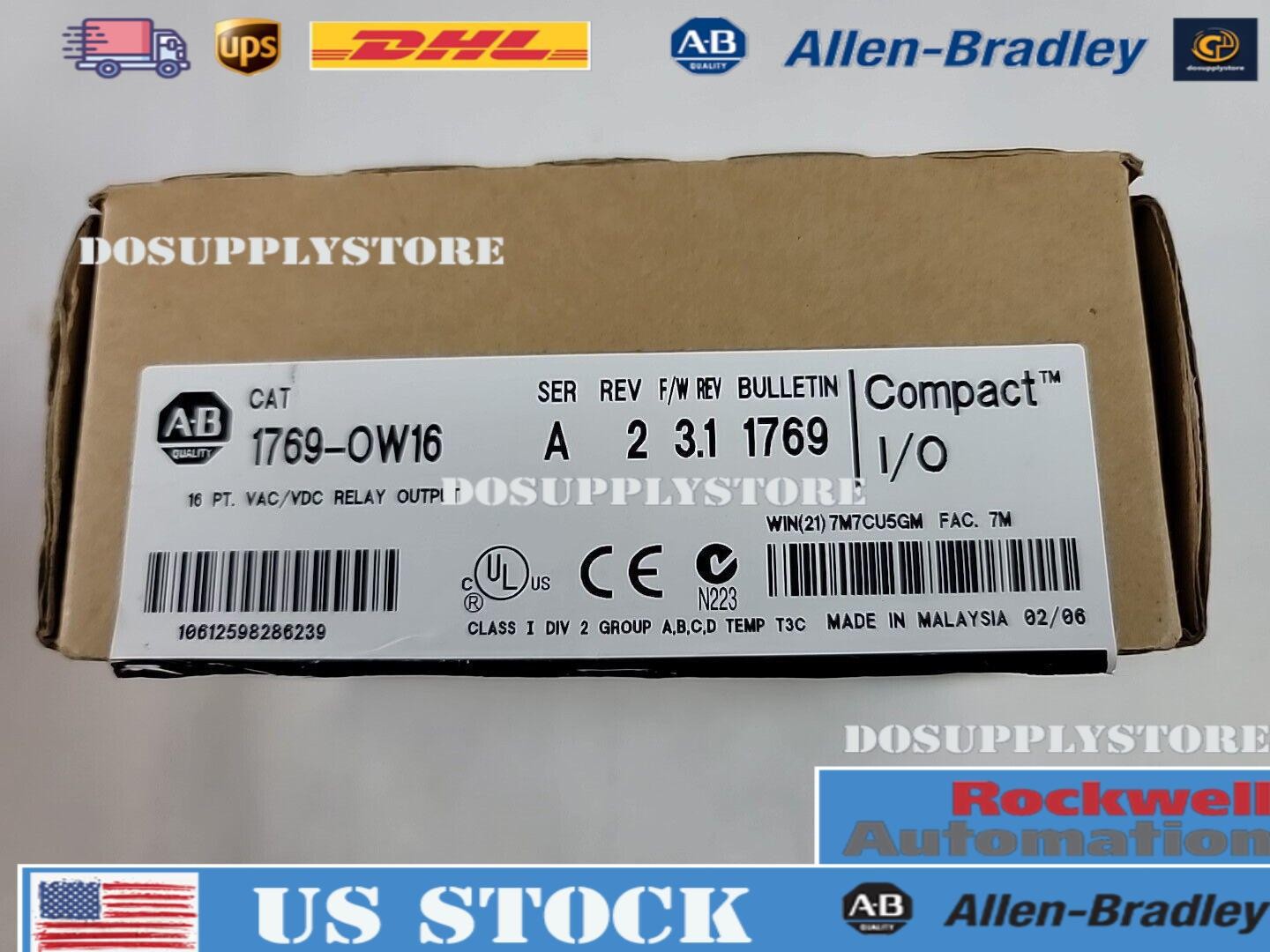 AB 1769-OW16 SER A Allen Bradley 1769OW16 CompactLogix Relay Output Module New