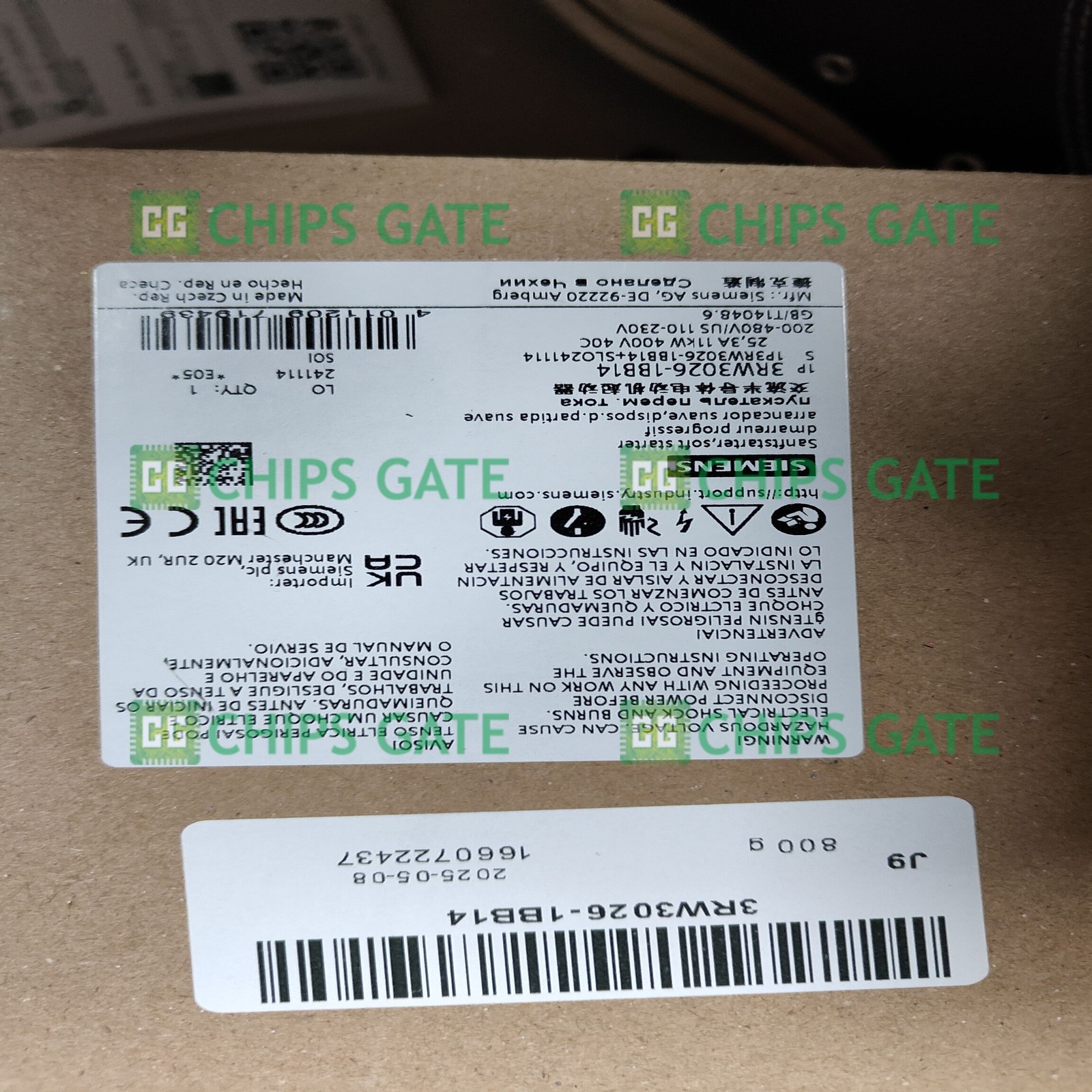 Local Fast Free Delivery 1PC NEW Siemens 3RW3026-1BB14 Real US stock