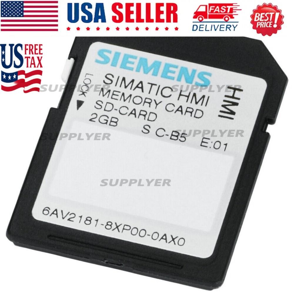 New Siemens 6AV2181-8XP00-0AX0 6AV2 181-8XP00-0AX0 SIMATIC SD memory card 2 GB