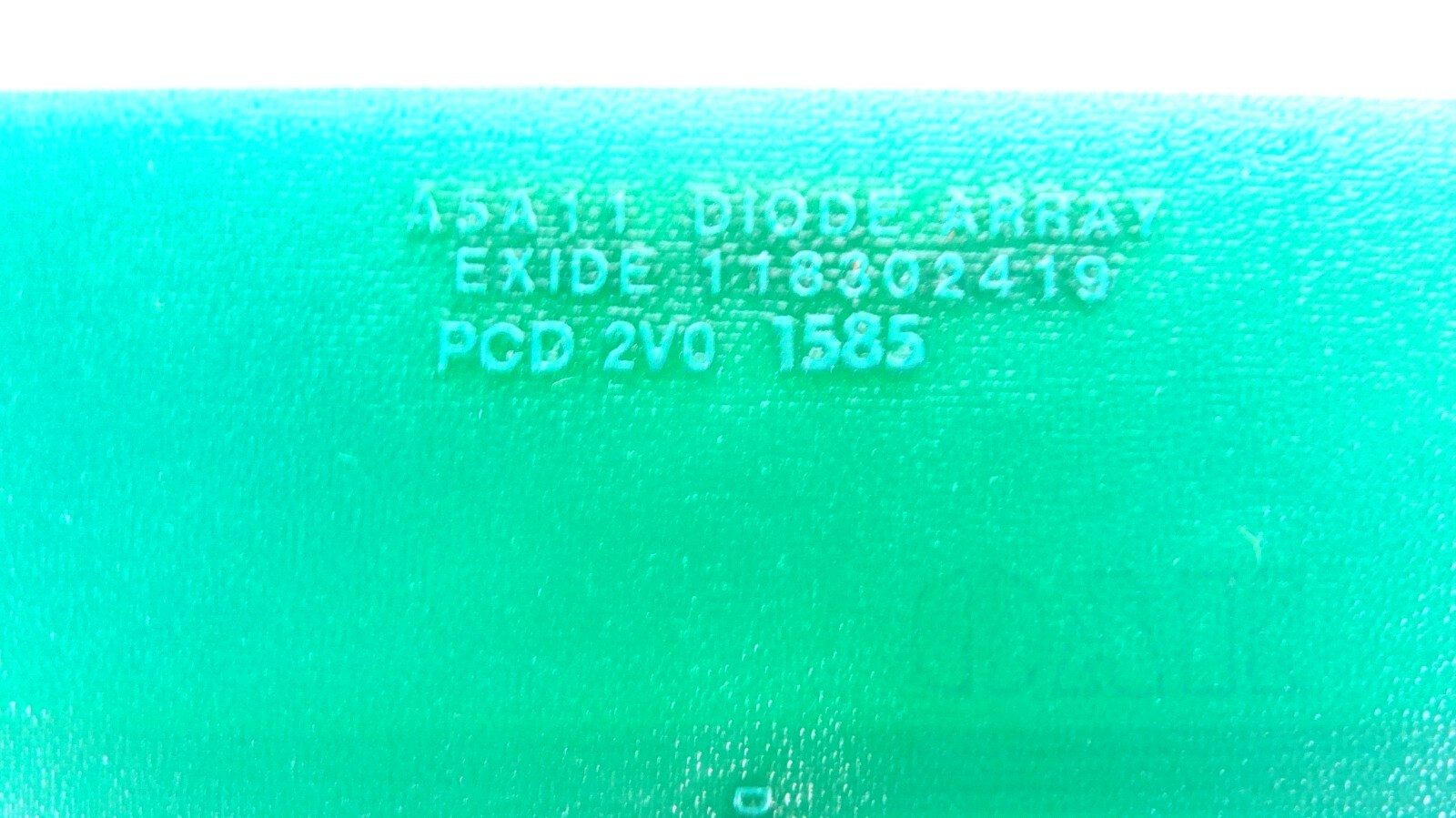 Exide 101072406 Rev A / 118302419 Diode Array Board PCB Assembly