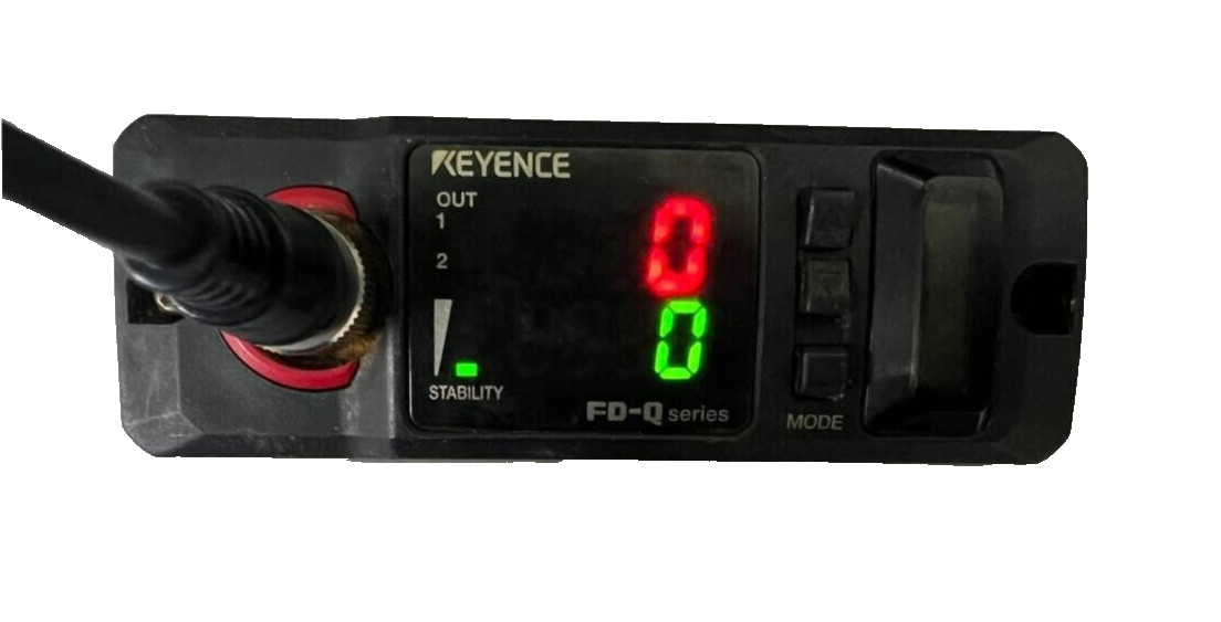 KEYENCE FD-Q50C Clamp-on Ultrasonic Flow Sensor for 2” & 1.5” Used Tested