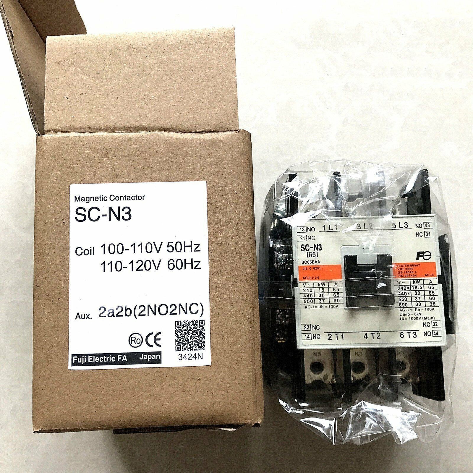 1pcs new SC-N3 110V AC For FUJI SC N3 110V AC Contactor