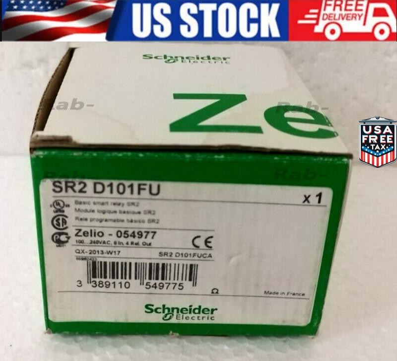 SR2D101FU Compact Smart Relay, Zelio Logic, 10 I/O, 100…240 V AC US Free TAX