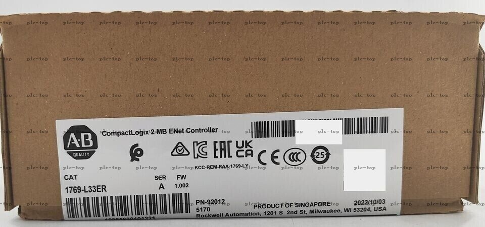 New Factory Sealed 1769-L33ER SER A CompactLogix 2MB Enet Controller 1769L33ER