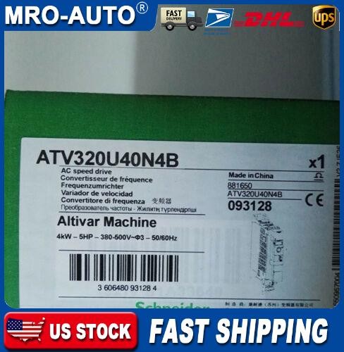 1PC New Schneider ATV320U40N4B 4Kw Inverter Fast Shipping