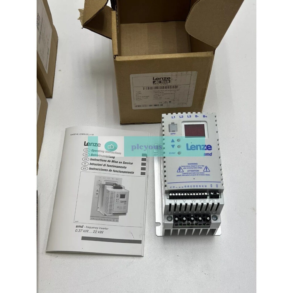 NEW LENZE frequency converter ESMD751L4TXA 380V 0.75KW 1PC
