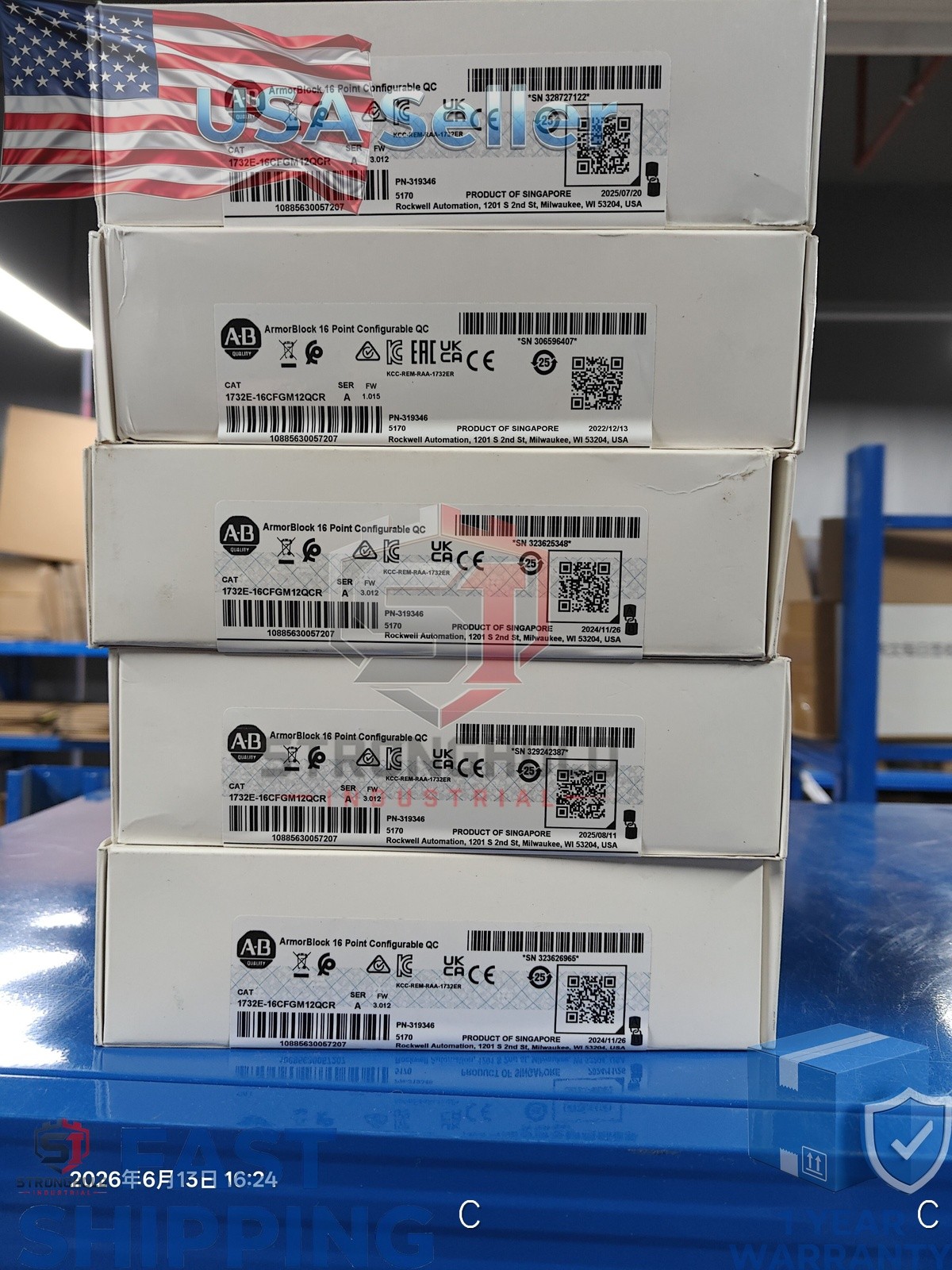 1PC New in box 1732E-16CFGM12QCR Allen-Bradley USA STOCK