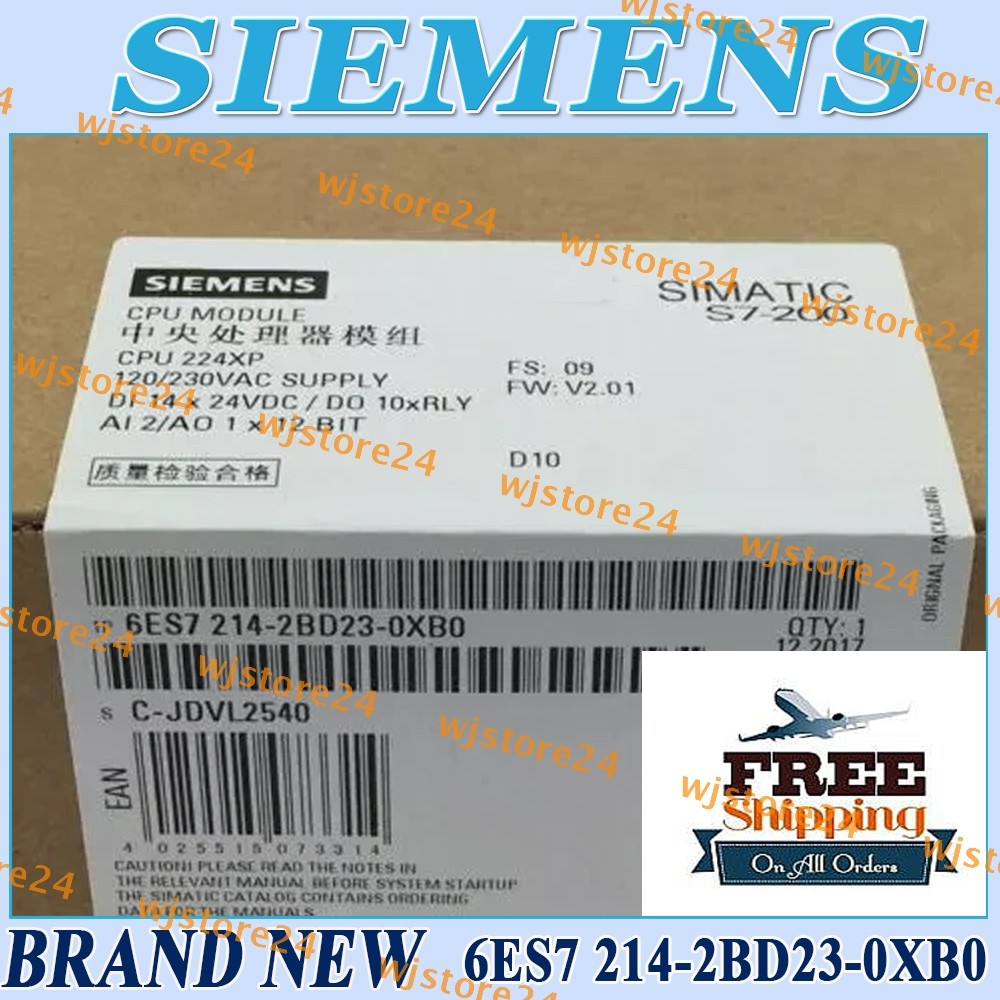 New in Box Siemens 6ES7 214-2BD23-0XB0 6ES7214-2BD23-0XB0 CPU Module FreeShip US