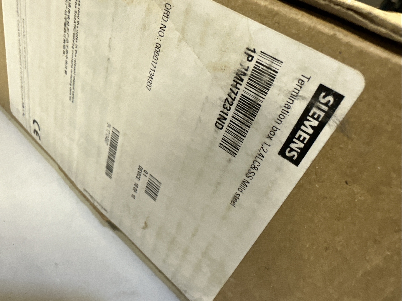 NEW SIEMENS Termination Box 7MH77231ND Hoffman A806NP/SPL 4,12,13 NIB S52