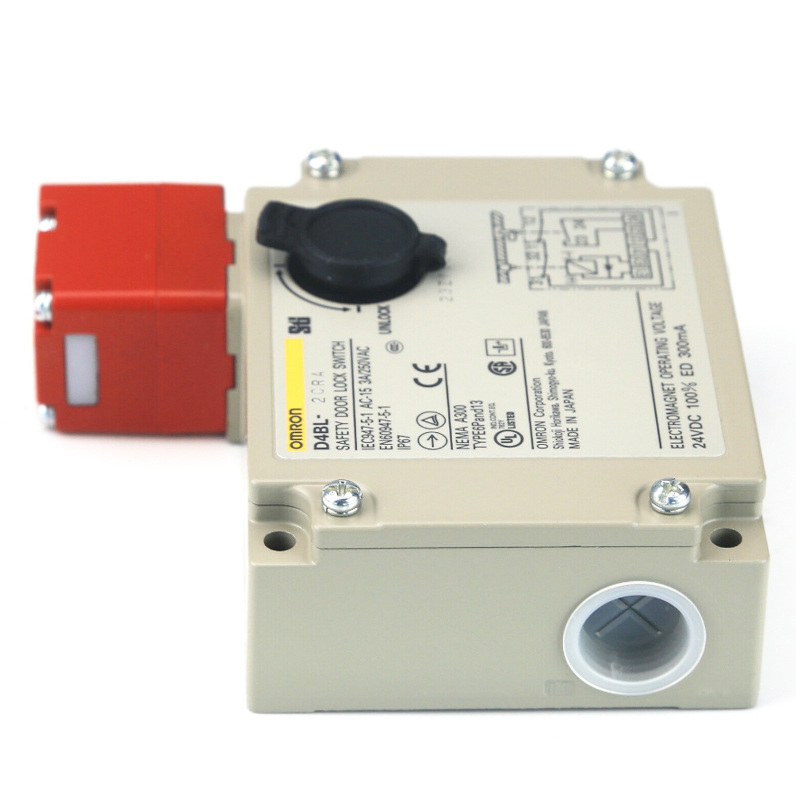 New In Box OMRON D4BL-2CRA Guard Lock Safety-door Switch