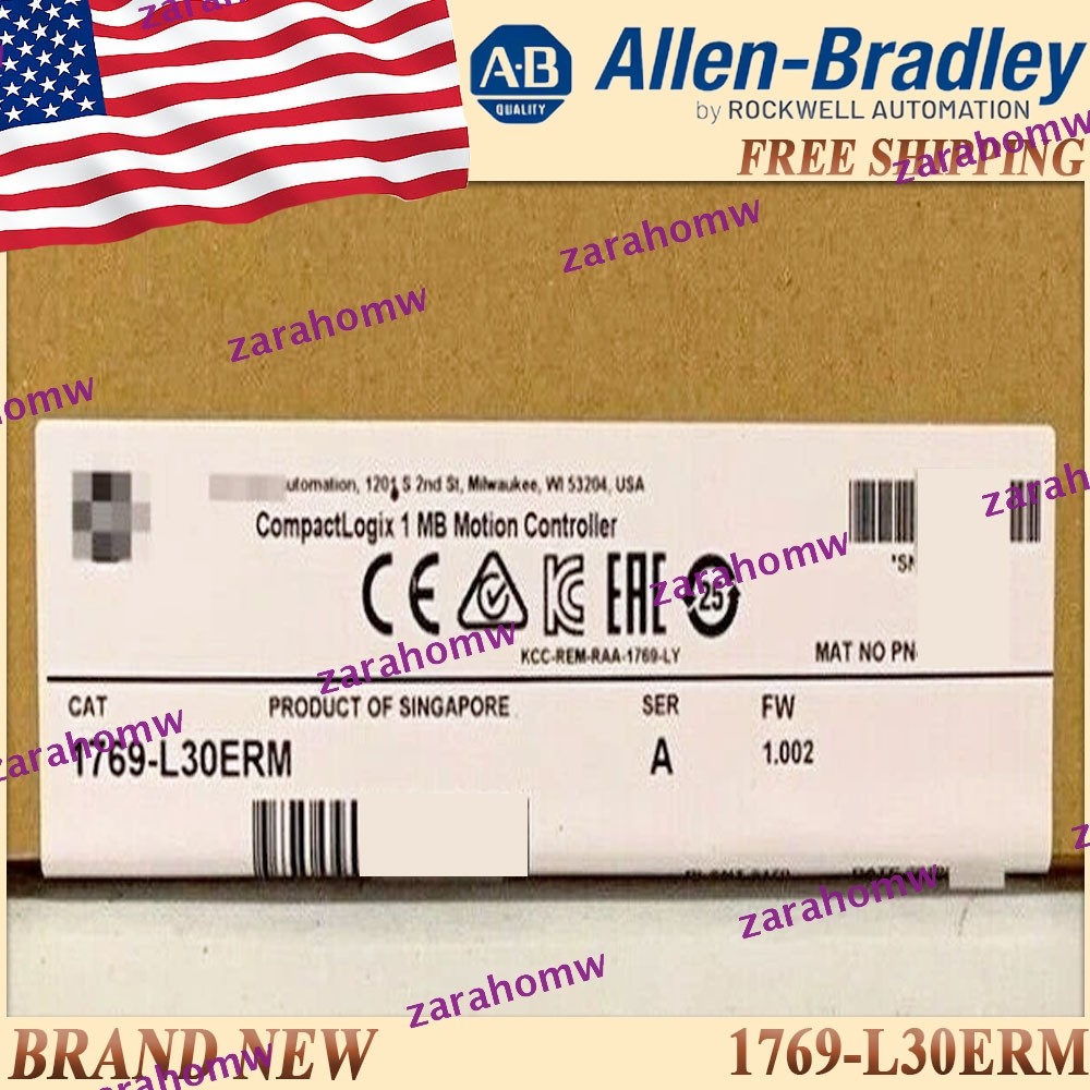 Original Sealed 1769-L30ERM/A CompactLogix Motion Controller 1769L30ERM serA AB