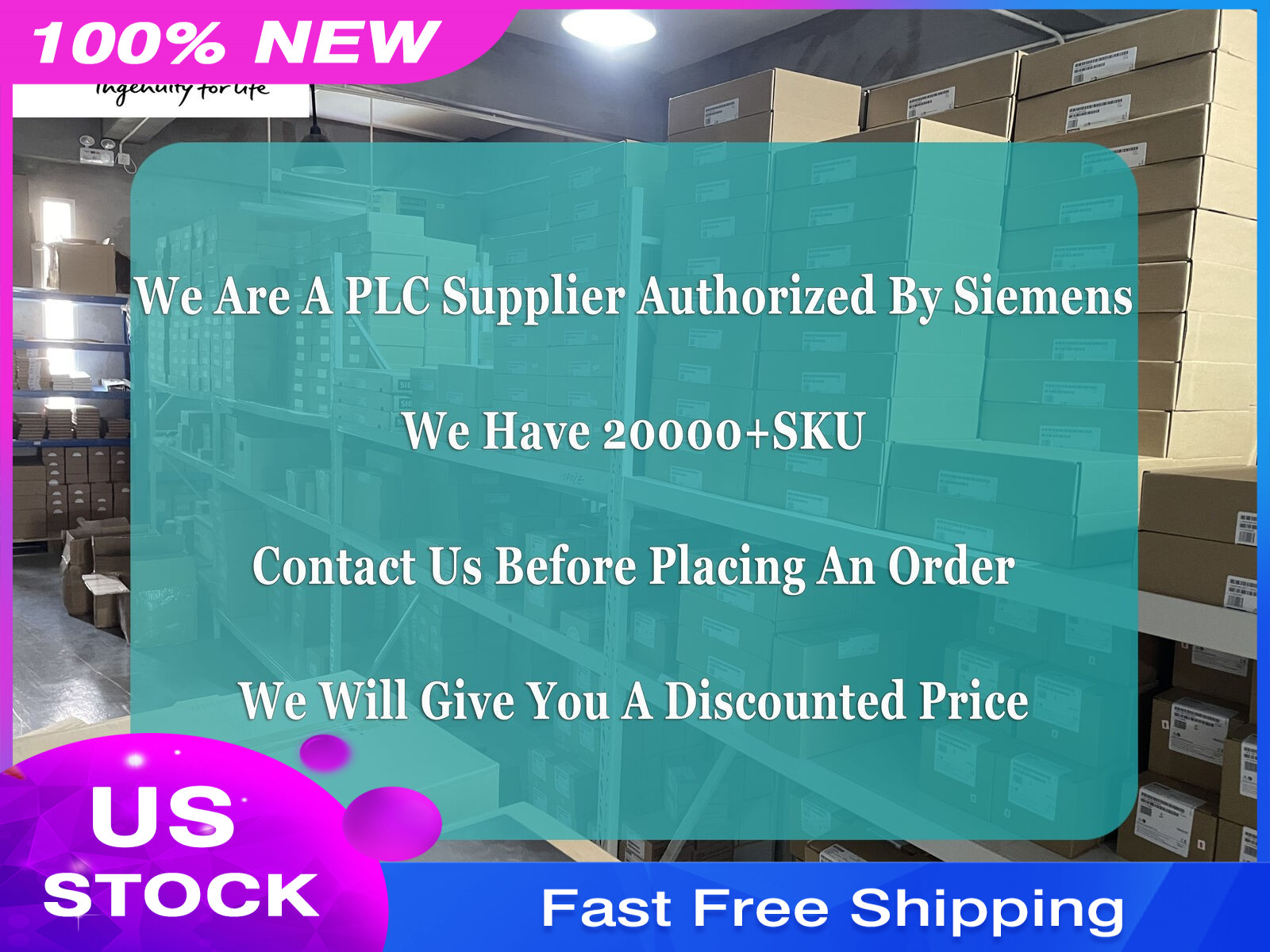 New Siemens SIMATIC S7-1200 CPU 1211C 6ES7211-1BE40-0XB0 6ES72111BE400XB0
