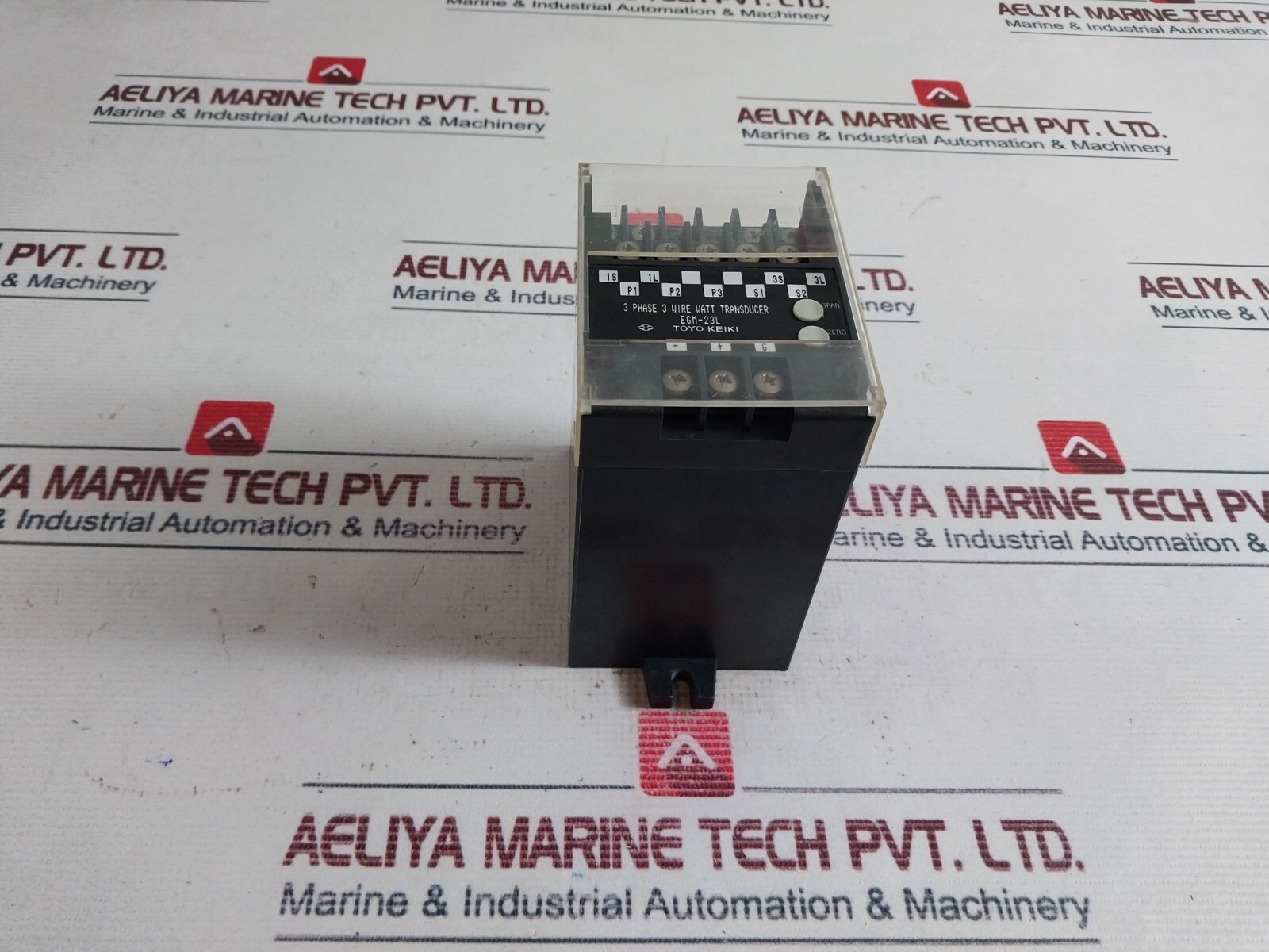 Toyo Keiki EGM-23L 3 Phase 3 Wire Watt Transducer 1000/5A