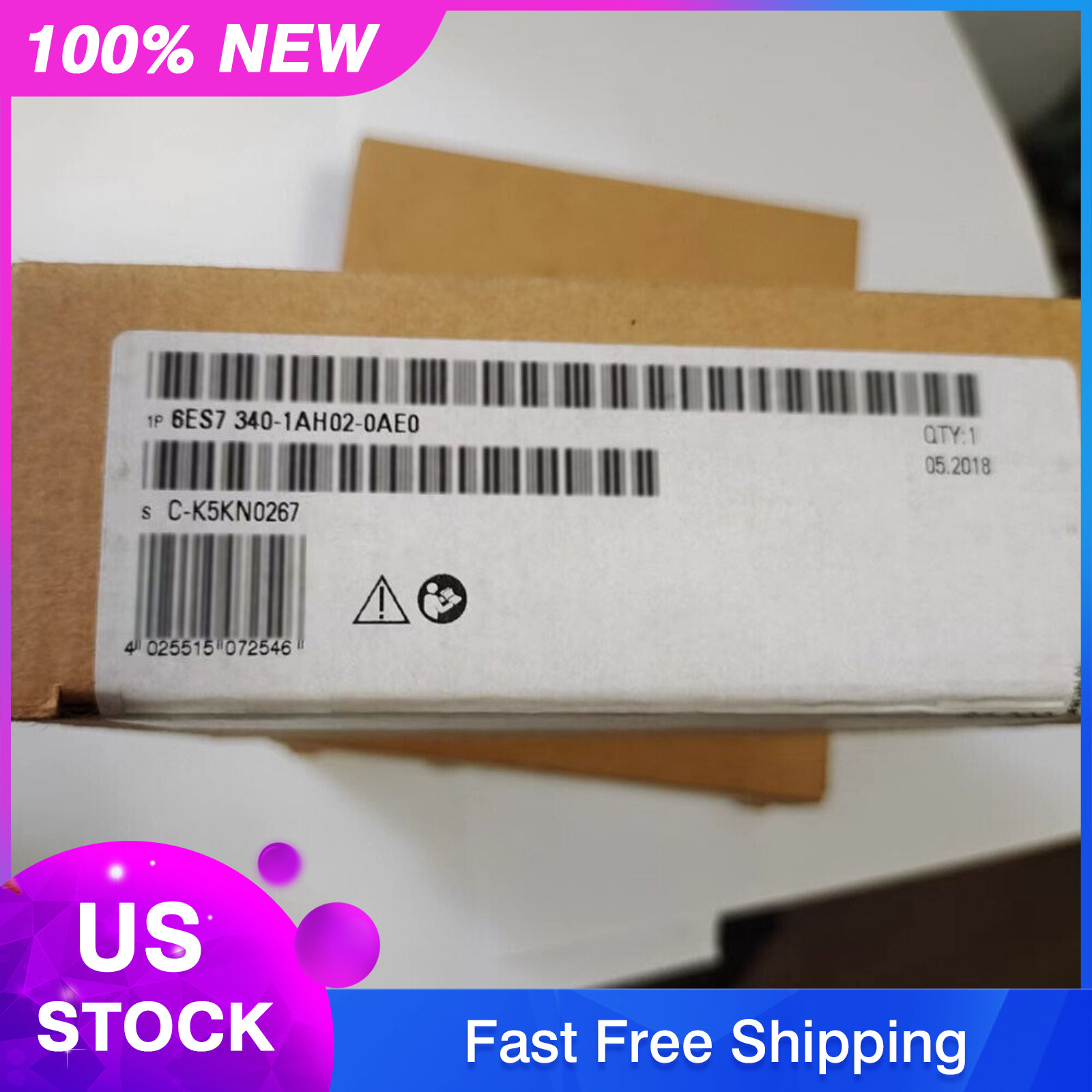 New Siemens SIMATIC S7-300,CP 340 6ES7340-1AH02-0AE0 6ES73401AH020AE0