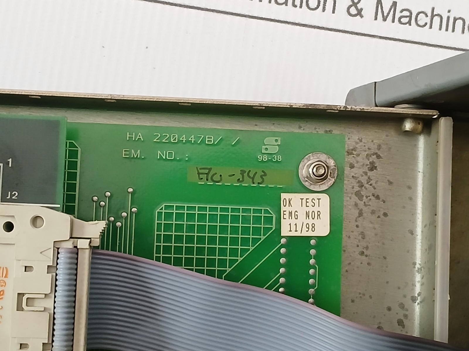 NOR CONTROL SAX 8810 Signal Acquisition Unit NN-832, NA 1001, NA 1008.4