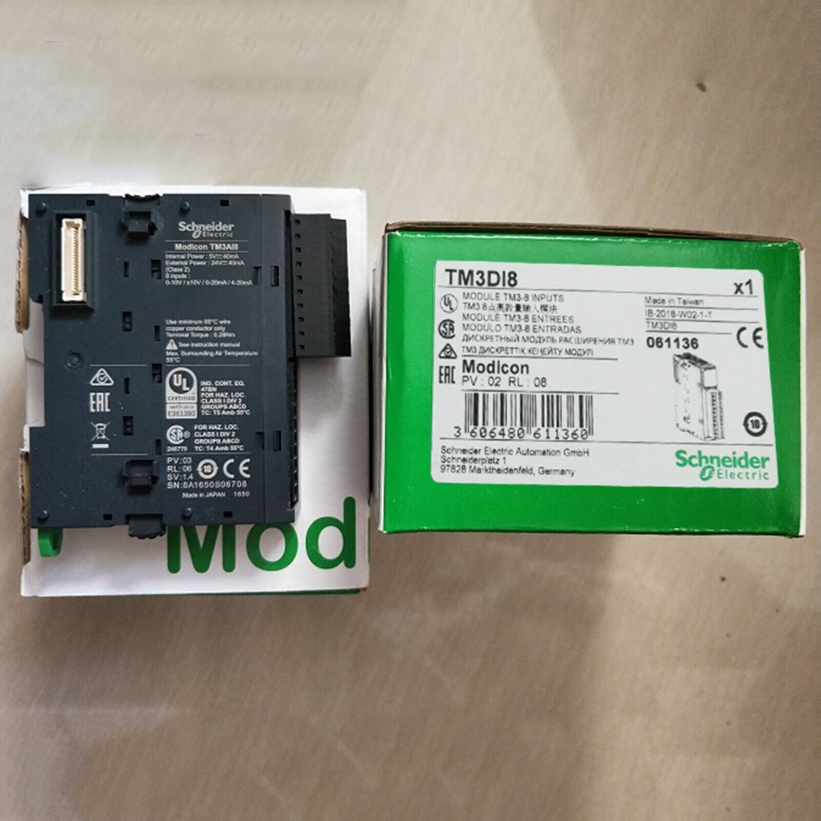 1PC New Schneider TM3DI8 Module Free Shipping