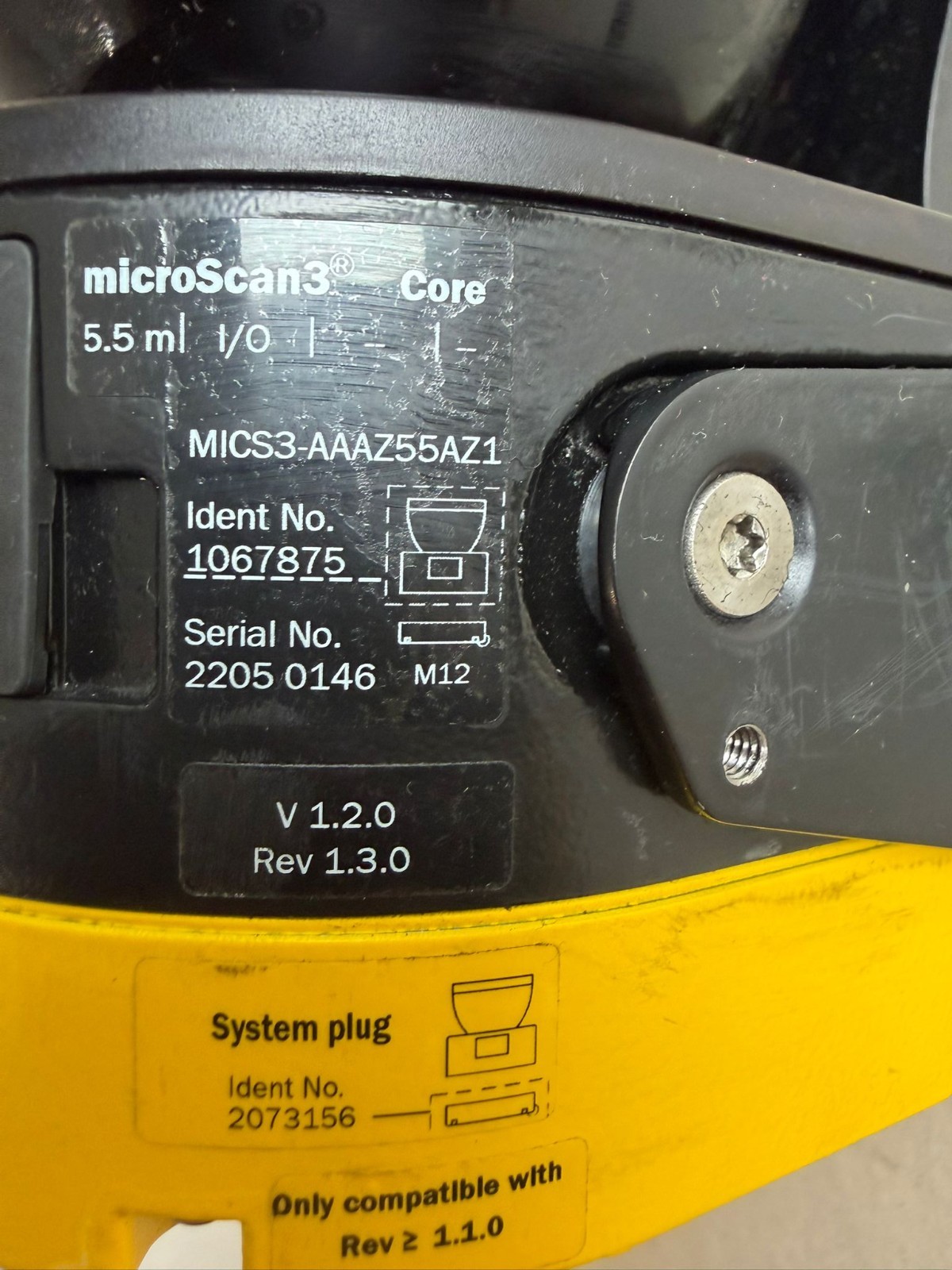 SICK MICS3-AAAZ55AZ1 Laser Scanner