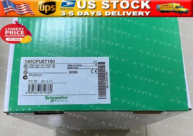 Schneider 140CPU67160 PLC Module New In Box Fast Shipping