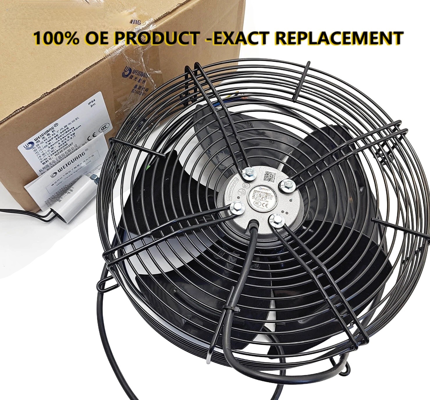 New In Box Axial Fan Motor for WEIGUANG 220v 50HZ YWF4E-300S suction model