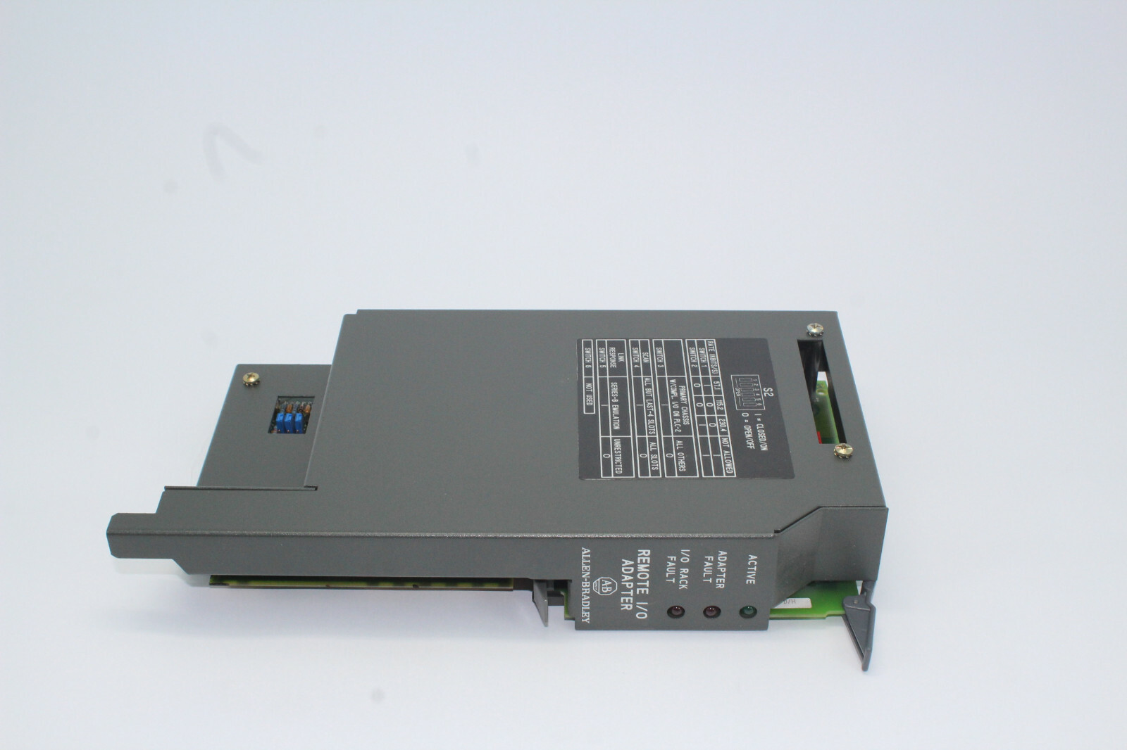 Allen-Bradley 1771-ASB Ser D Rev H Input/Output Adapter Module 5VDC 1.2A Used