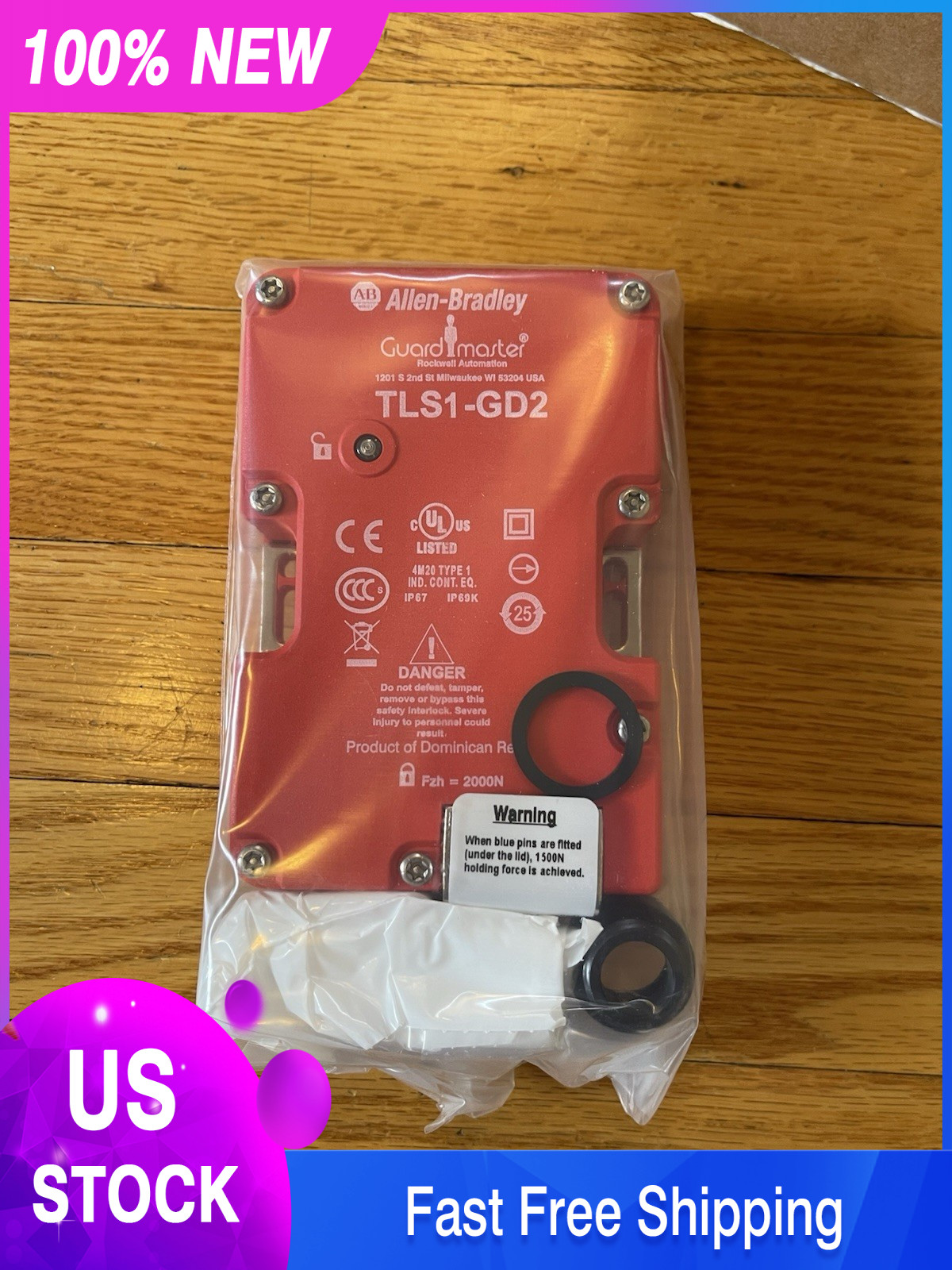 NEW TLS1-GD2 Allen Bradley Guard Locking Switch 440G-T27171 /E 1/2 NPT Adapter