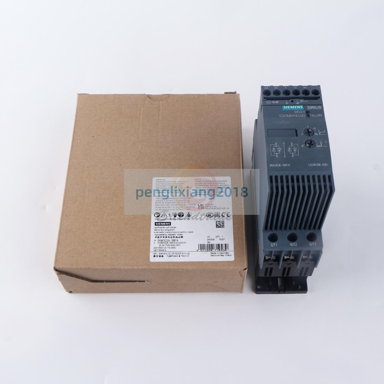 1PC Siemens 3RW3026-1BB14 Soft Starter New