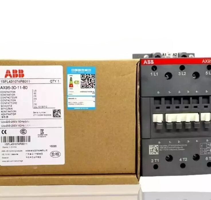 1pcs For ABB AX95-30-11-80 220V 1SFL431074R8011 AC Contactor