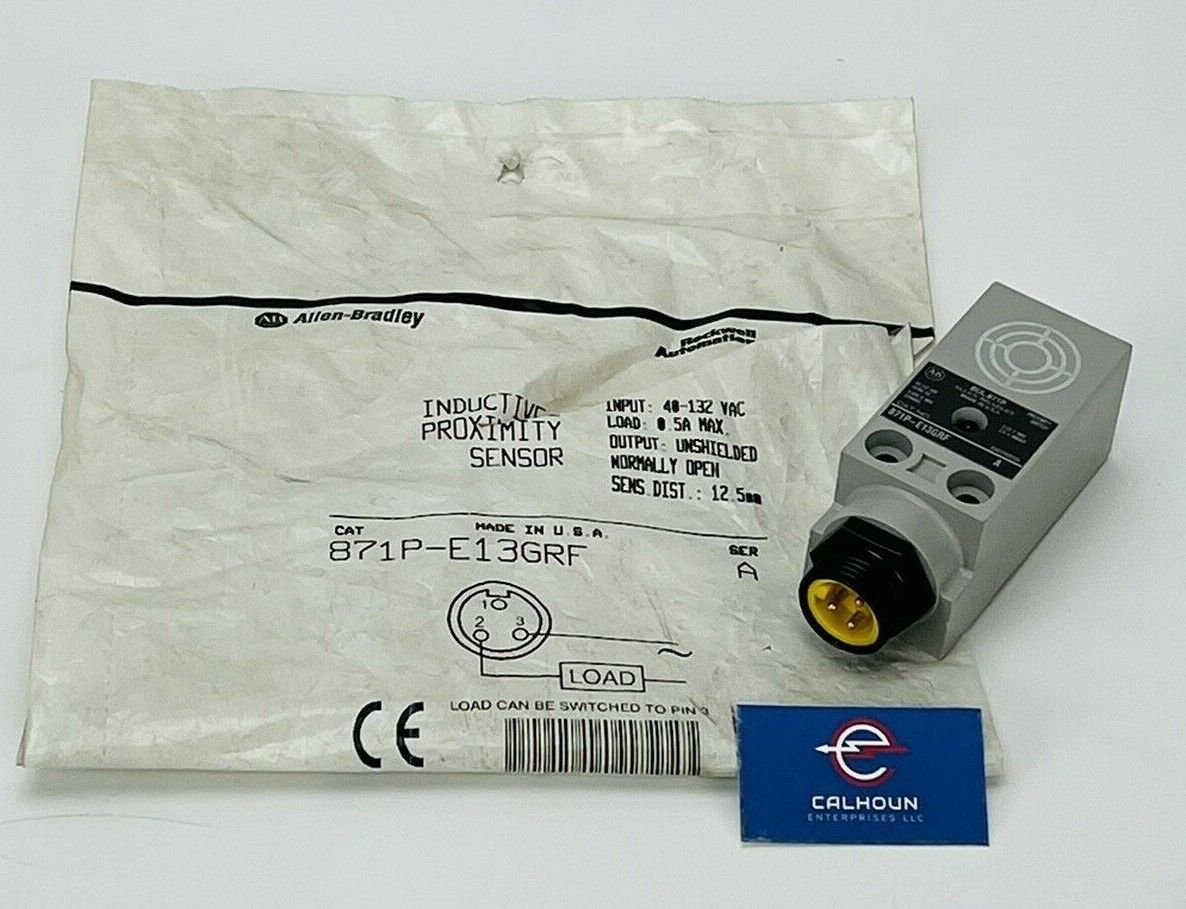 Allen-Bradley 871P-E13GRF Ser A Inductive Proximity Switch 132VAC 0.50A Max
