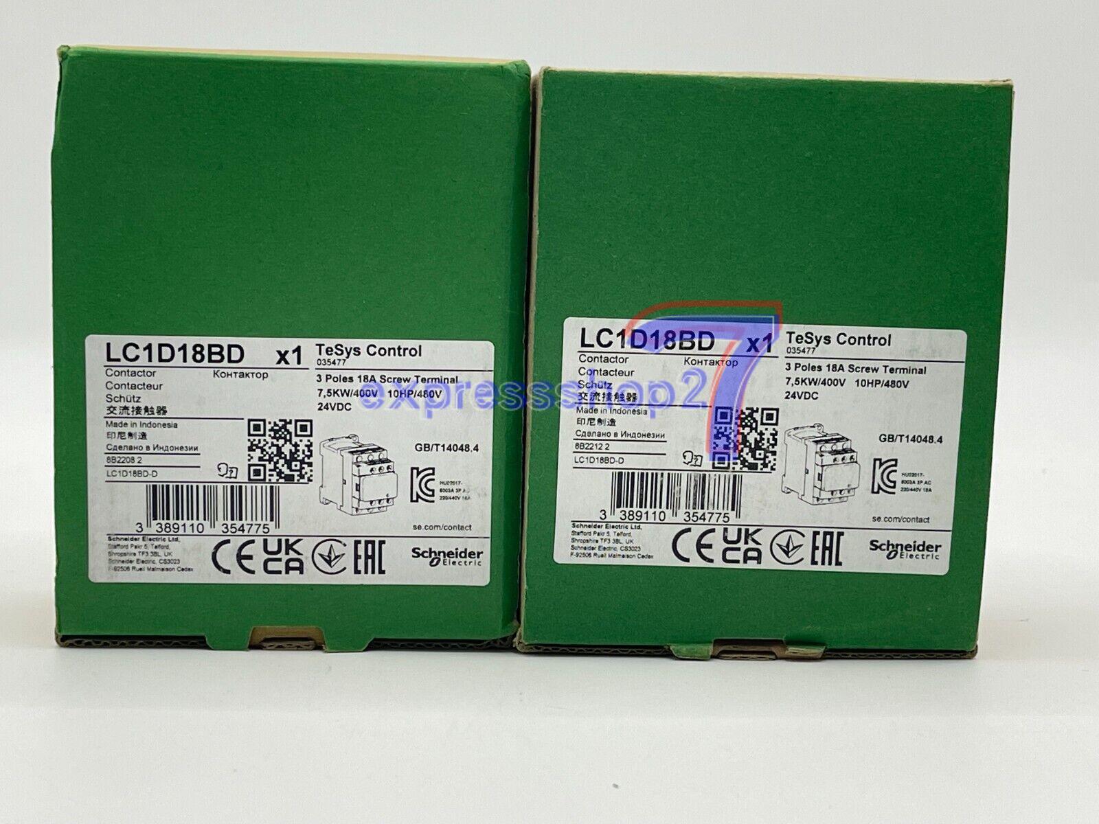 1x Contactors LC1D18BD New